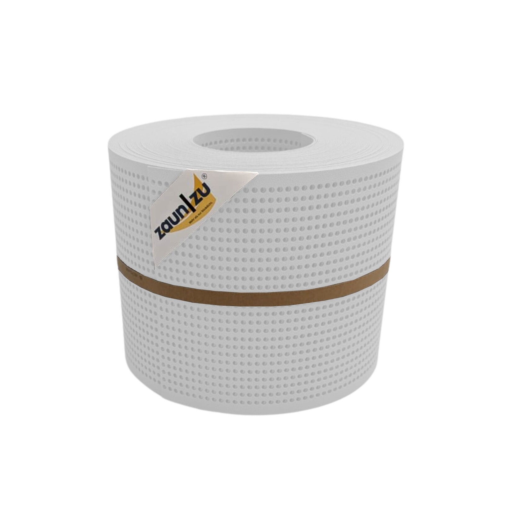 zaun zu® Sichtschutzstreifen PP Premium Gelocht 30 Prozent Streifen Weiß 26m