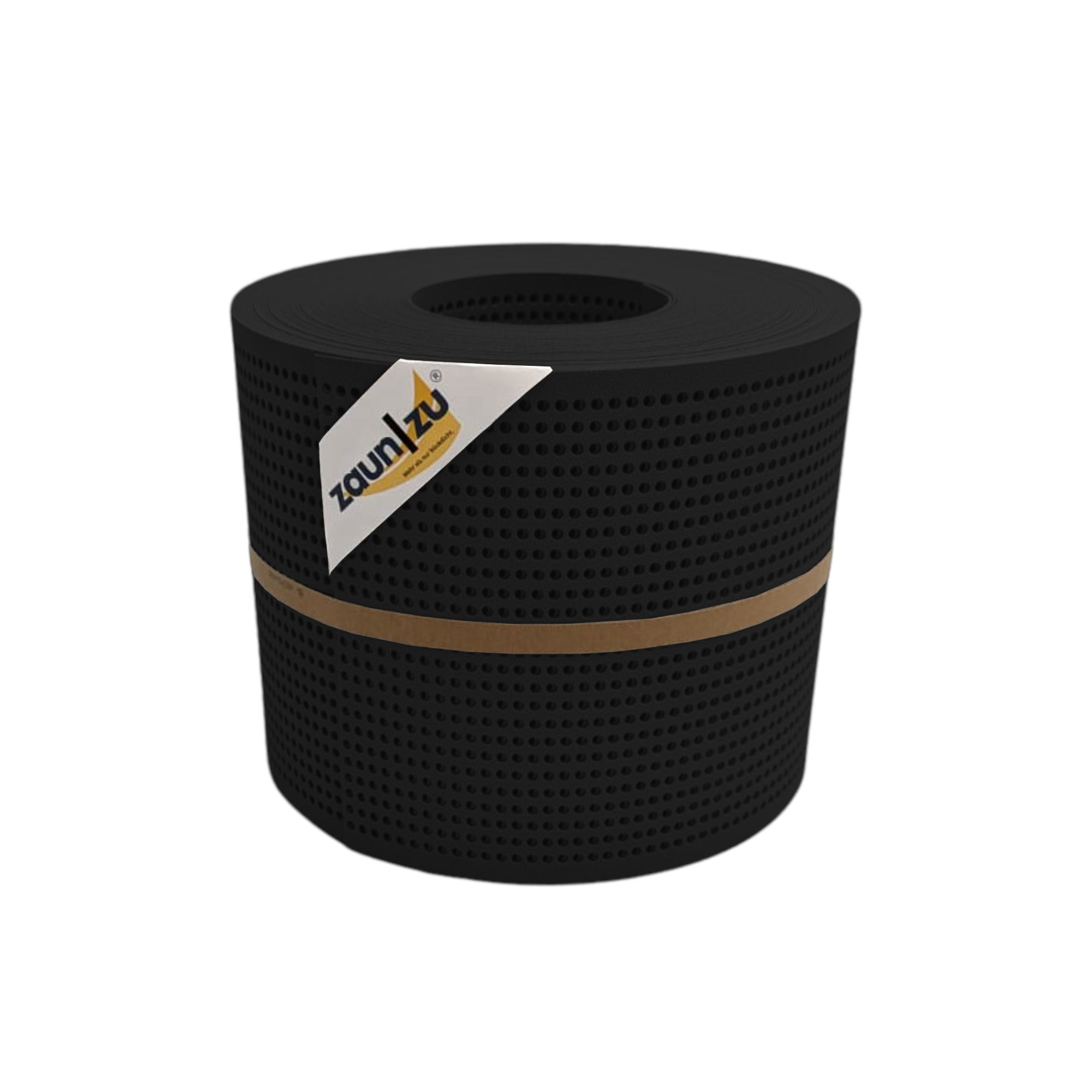 zaun|zu&reg; Sichtschutzstreifen PP Premium Gelocht 30 Prozent Streifen Schwarz 26m - Bild 1