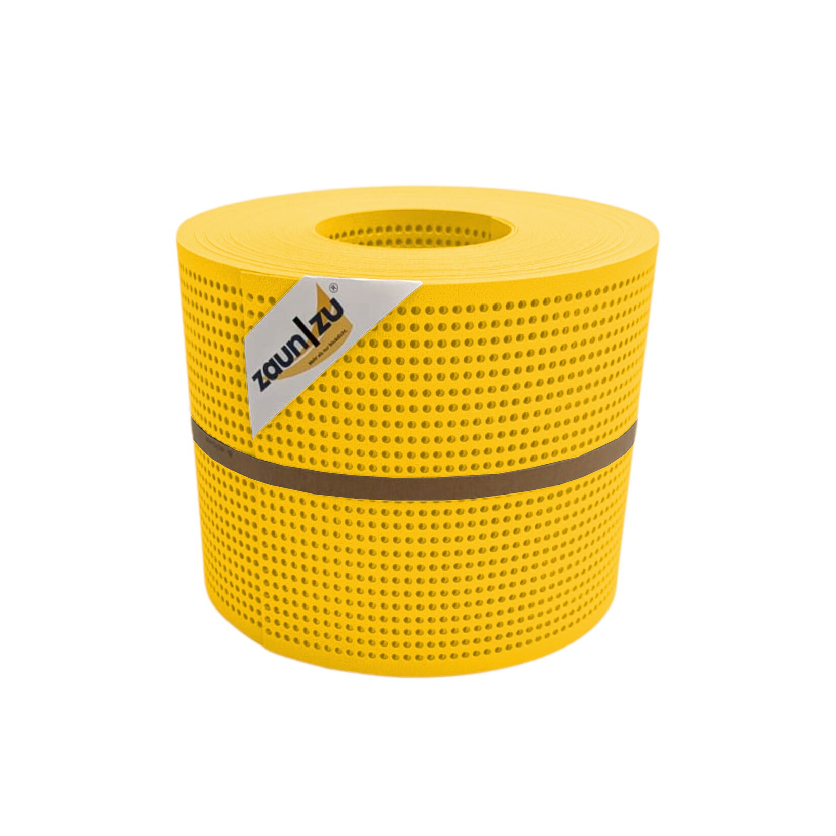 zaun zu® Sichtschutzstreifen PP Premium Gelocht 30 Prozent Streifen Gelb 26m