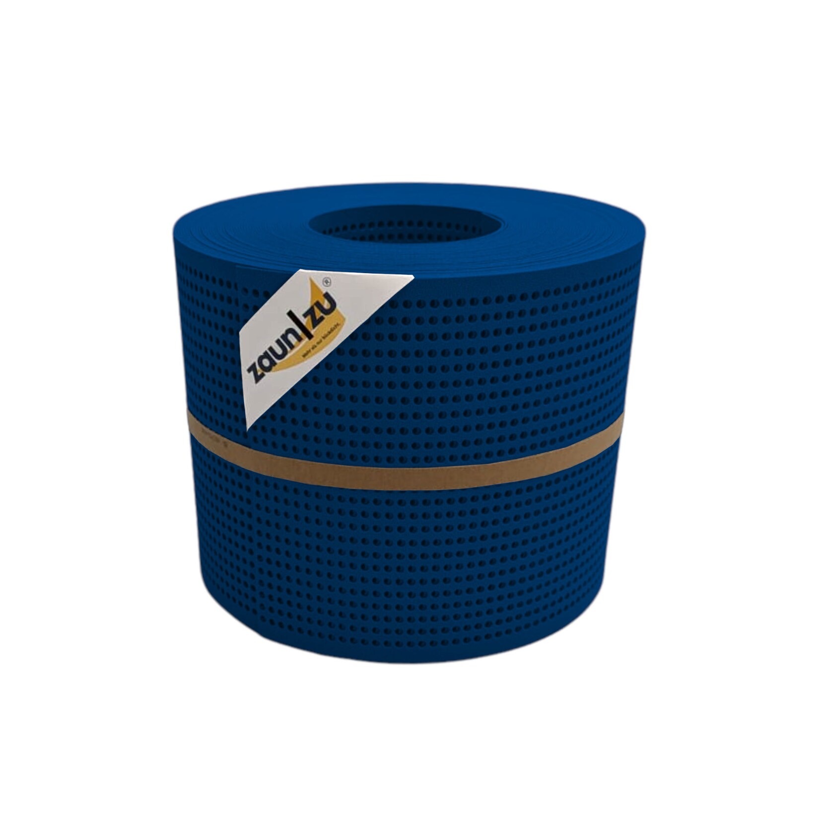 zaun zu® Sichtschutzstreifen PP Premium Gelocht 30 Prozent Streifen Enzianblau 26m
