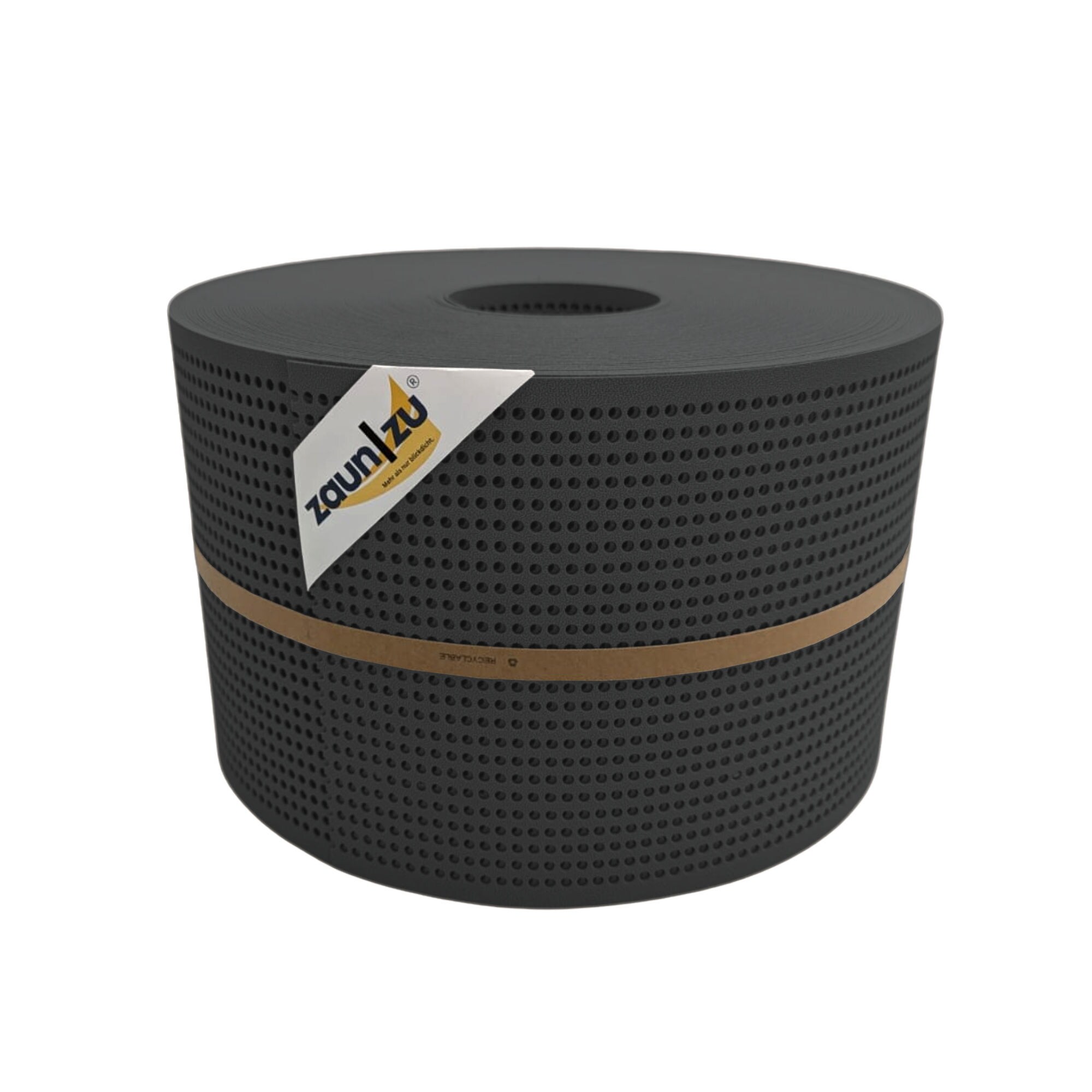 zaun|zu&reg; Sichtschutz PP Premium Gelocht 30 Prozent Streifen Anthrazit 50m - Bild 1