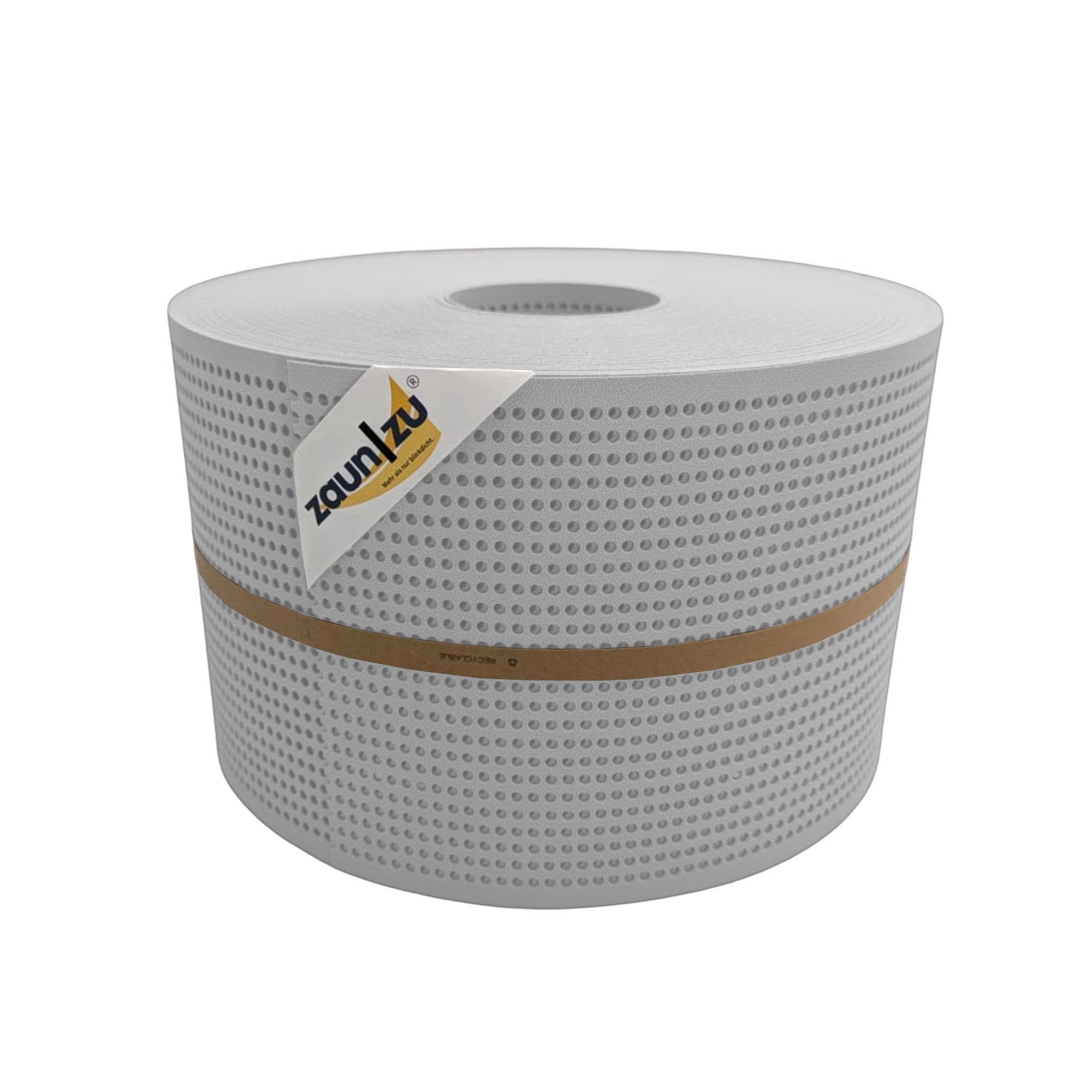 zaun|zu&reg; Sichtschutz PP Premium Gelocht 30 Prozent Streifen Lichtgrau 50m - Bild 1