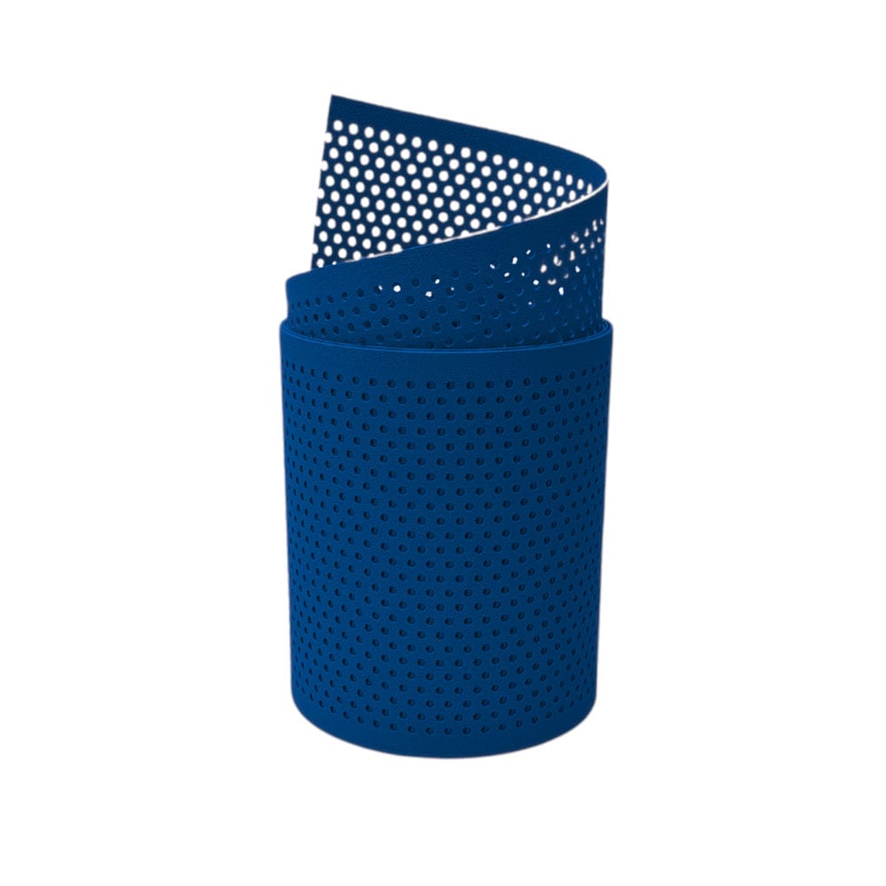 zaun|zu&reg; Sichtschutzstreifen PP Premium Gelocht 20 Prozent Streifen Enzianblau 2,55m - Bild 1