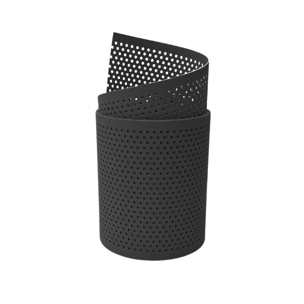 zaun|zu&reg; Sichtschutz PP Premium Gelocht 20 Prozent Streifen Anthrazit 2,55m - Bild 1