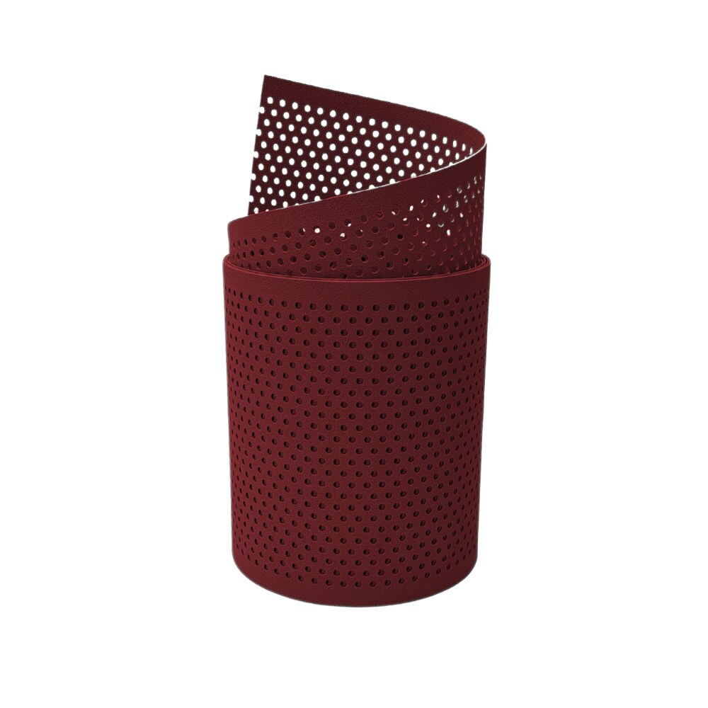 zaun|zu&reg; Sichtschutz PP Premium Gelocht 20 Prozent Streifen Bordeauxrot 2,55m - Bild 1