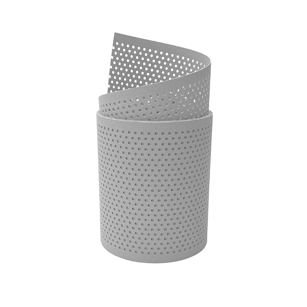 zaun|zu&reg; Sichtschutz PP Premium Gelocht 20 Prozent Streifen Lichtgrau 2,55m - Bild 1