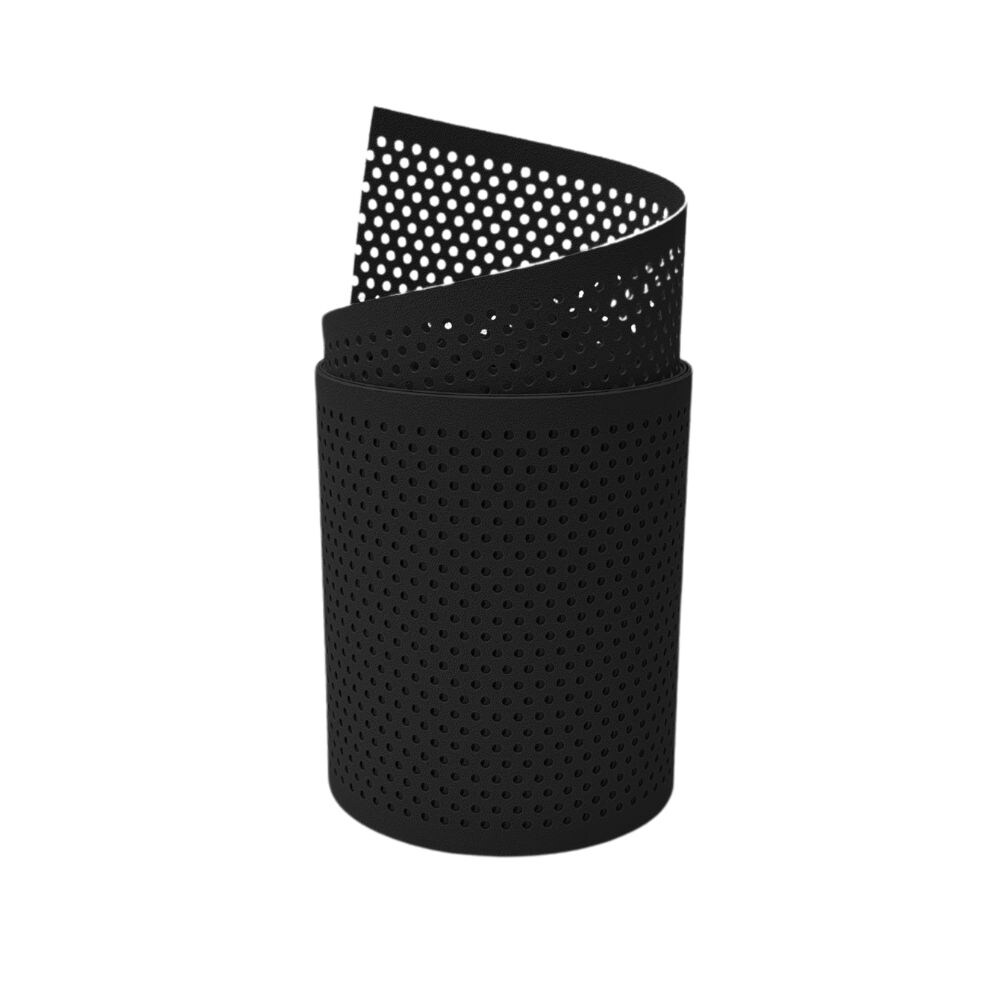 zaun|zu&reg; Sichtschutzstreifen PP Premium Gelocht 20 Prozent Streifen Tiefschwarz 2,55m - Bild 1