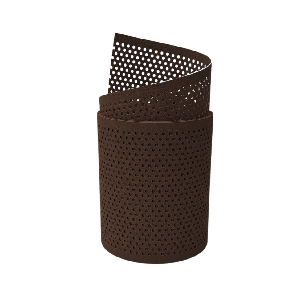 zaun|zu&reg; Sichtschutzstreifen PP Premium Gelocht 20 Prozent Streifen Braun 2,55m - Bild 1