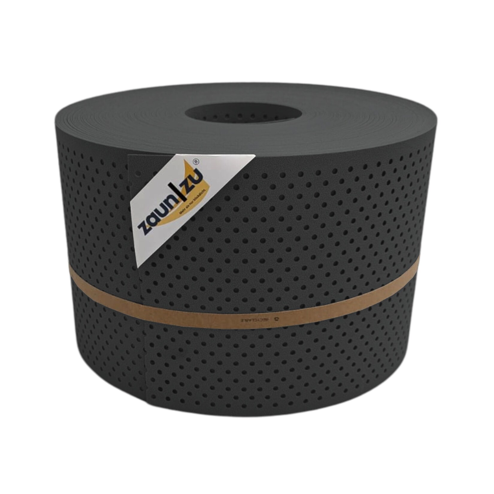 zaun zu® Sichtschutzstreifen PP Premium Gelocht 15 Prozent Streifen Anthrazit 50m