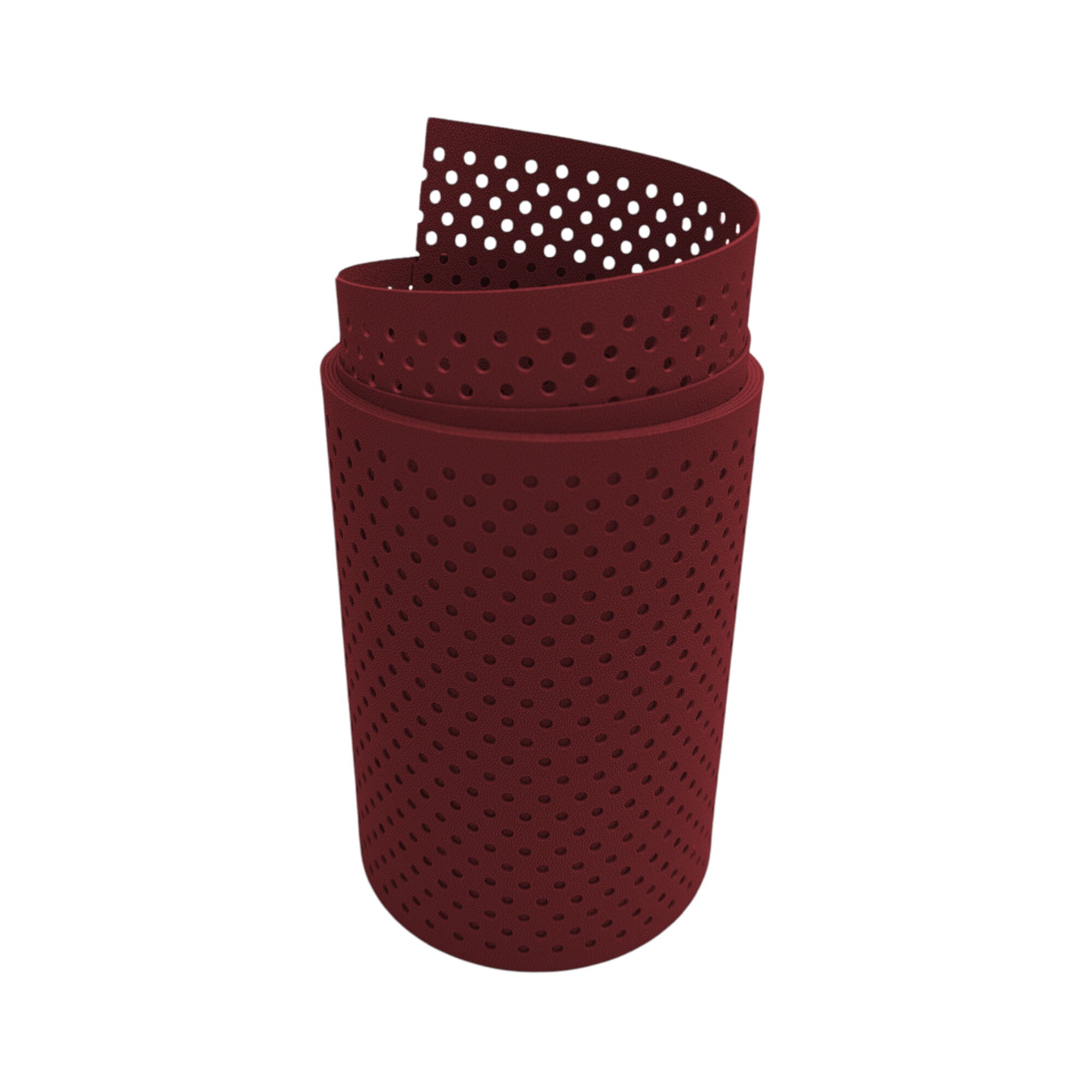 zaun|zu&reg; Sichtschutzstreifen PP Premium Gelocht 15 Prozent Streifen Bordeauxrot 2,55m - Bild 1