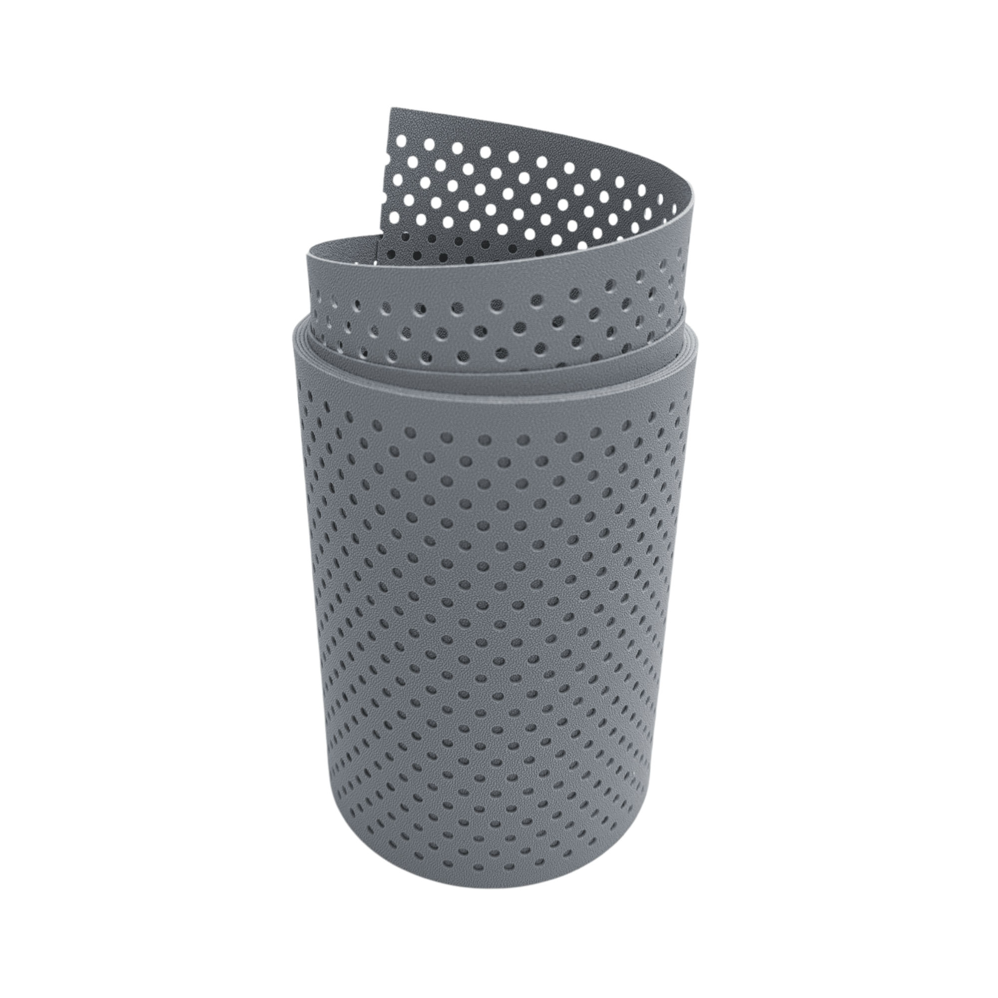 zaun|zu&reg; Sichtschutzstreifen PP Premium Gelocht 15 Prozent Streifen Fenstergrau 2,55m - Bild 1