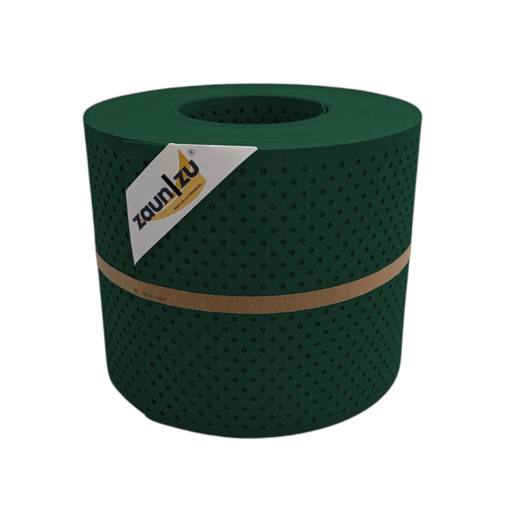zaun zu® Sichtschutzstreifen PP Premium Gelocht 15 Prozent Streifen Grün 26m