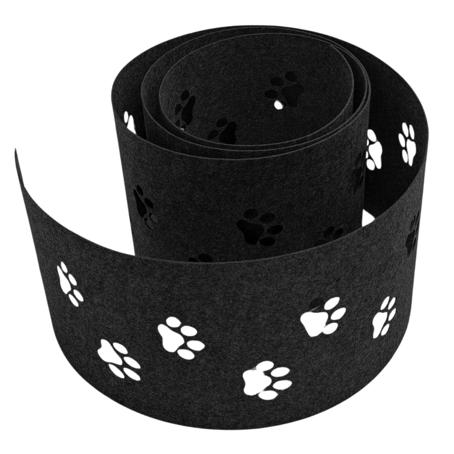 zaun|zu&reg; Sichtschutz Design Vlies Dekor Tapsi Einzelstreifen Schwarzgrau 2,55m - Bild 1