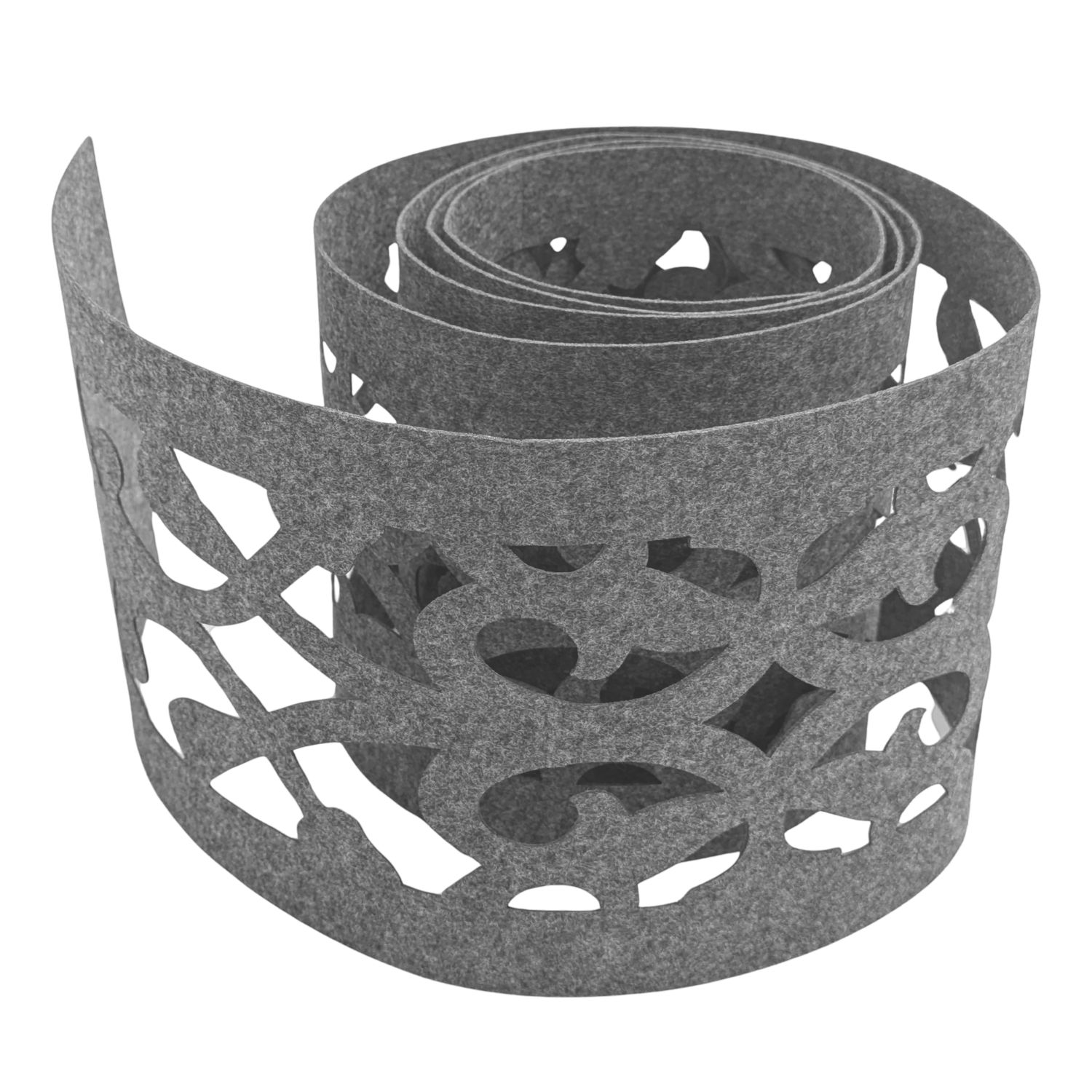 zaun|zu&reg; Sichtschutz Design Vlies Dekor Orient Einzelstreifen Hellgrau 2,55m - Bild 1