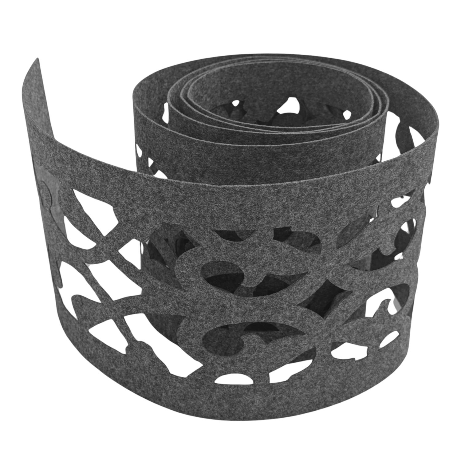 zaun|zu&reg; Sichtschutz Design Vlies Dekor Orient Einzelstreifen Anthrazitgrau 2,55m - Bild 1