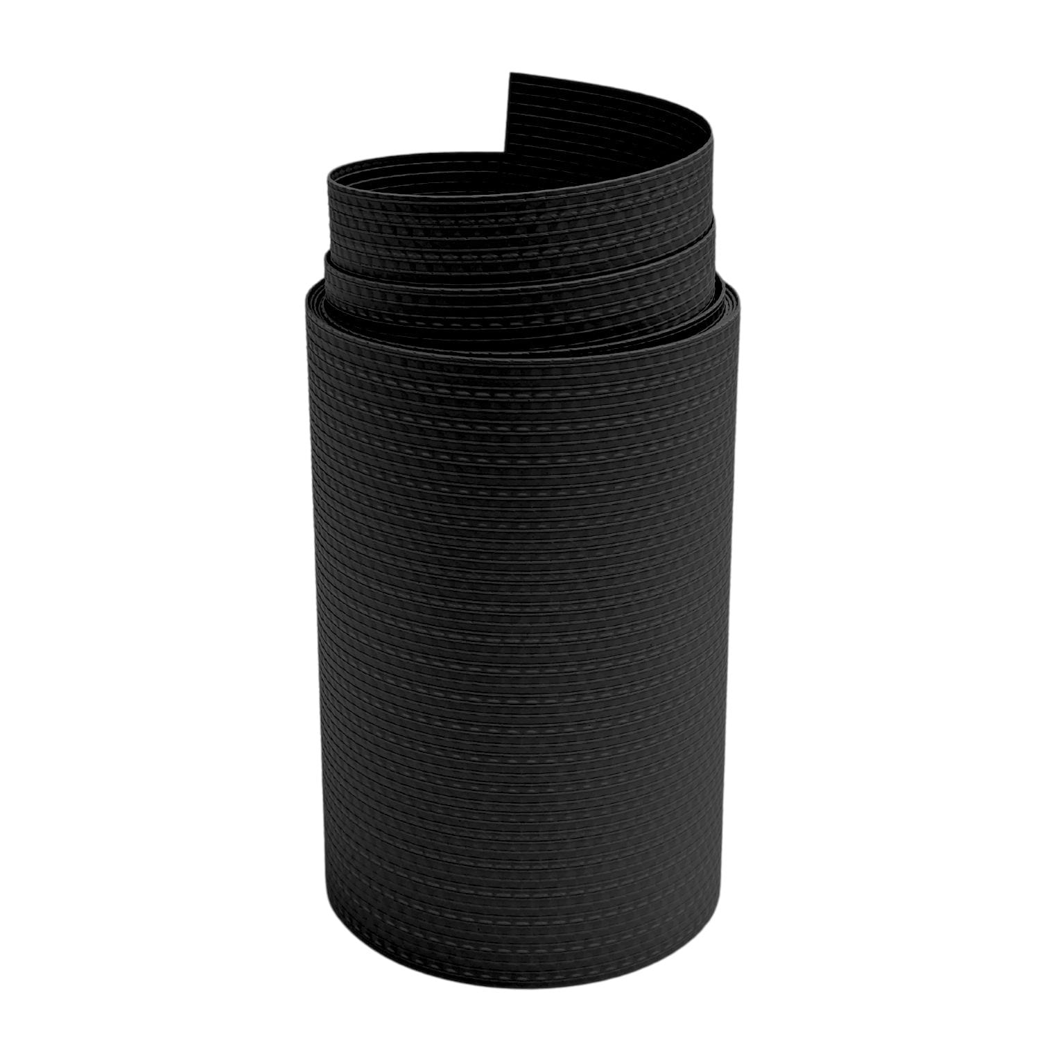 zaun|zu&reg; Sichtschutzstreifen DELUX-R Einzelstreifen mit Wabenstruktur Schwarz 2,55m - Bild 1