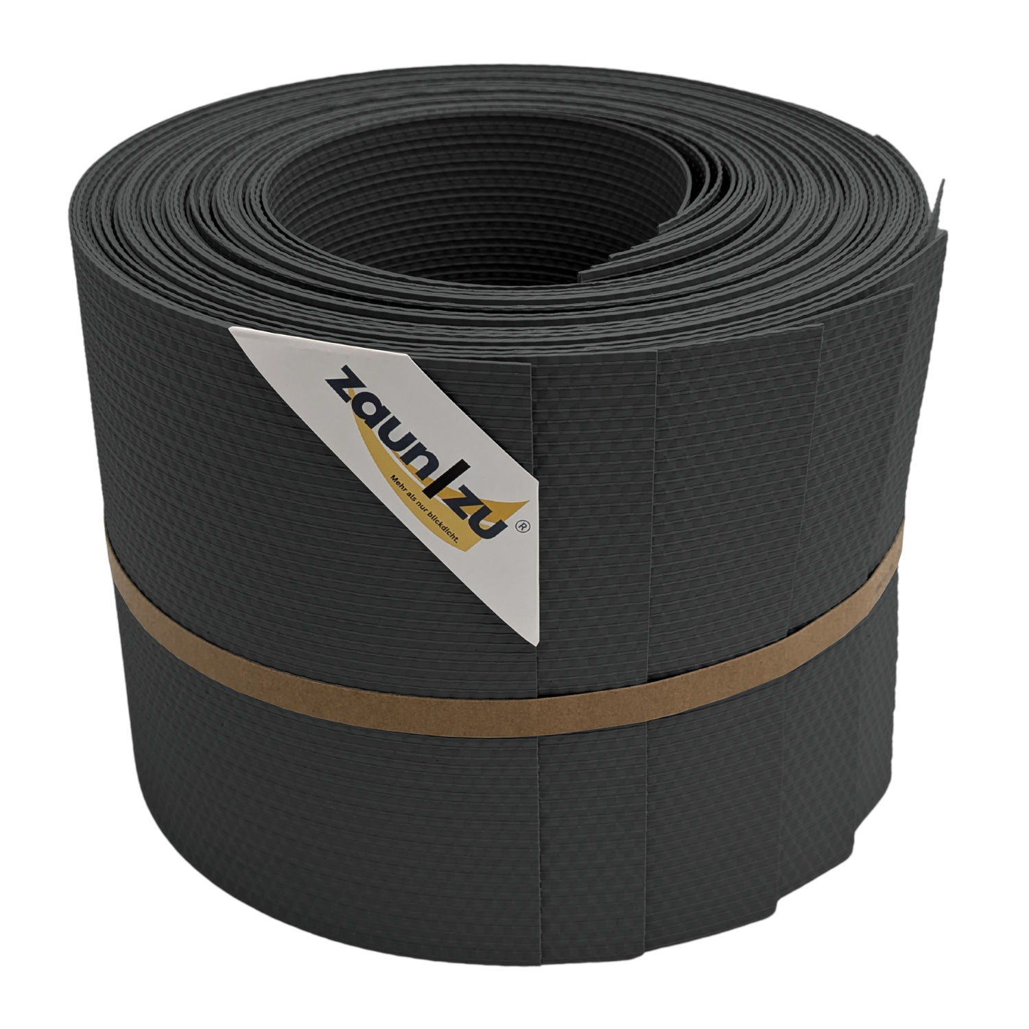 zaun|zu&reg; Sichtschutzstreifen Delux-R Einzelstreifen Wabenstruktur Anthrazit 10x 2,55m - Bild 1