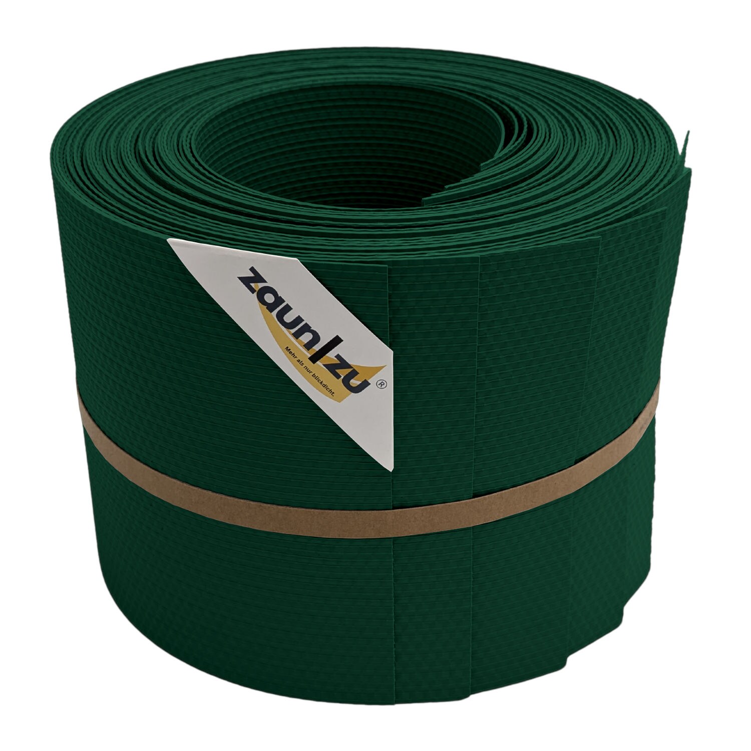 zaun zu® Sichtschutzstreifen Delux-R Einzelstreifen Wabenstruktur Grün 10x 2,55m
