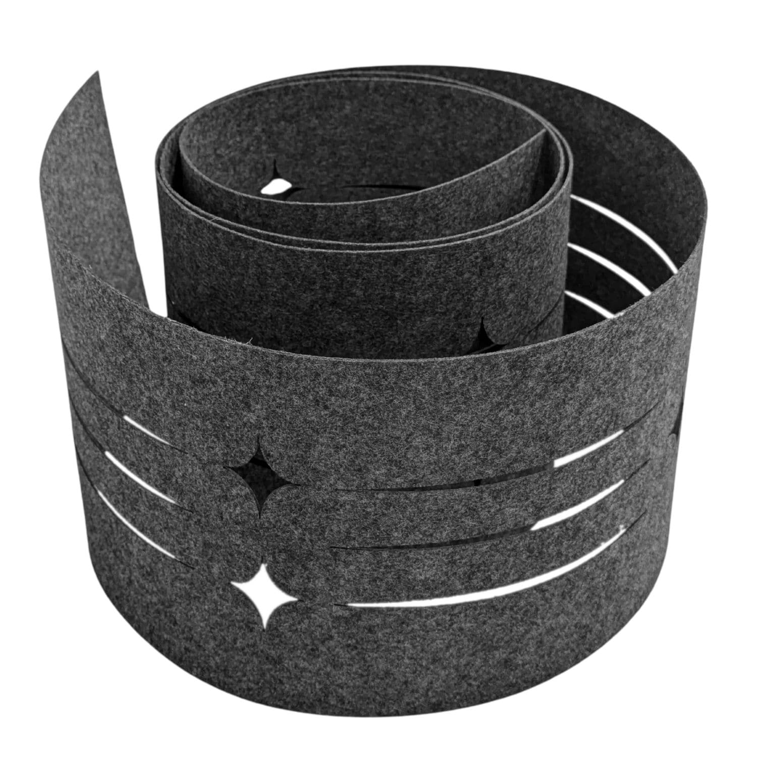 zaun|zu&reg; Sichtschutz Design Vlies Dekor Starline Einzelstreifen Anthrazitgrau 2,55m - Bild 1