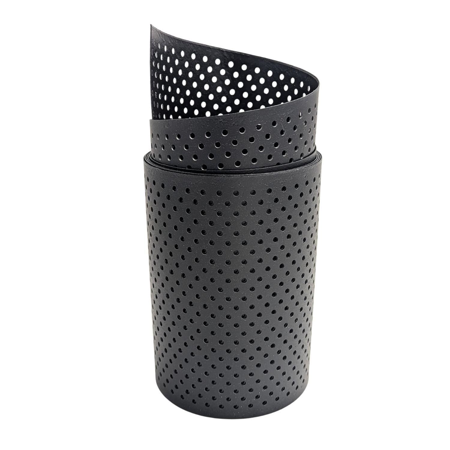 zaun|zu&reg; Sichtschutzstreifen Polyal ECO Gelocht 15 Prozent Streifen Schwarz 2,55m - Bild 1