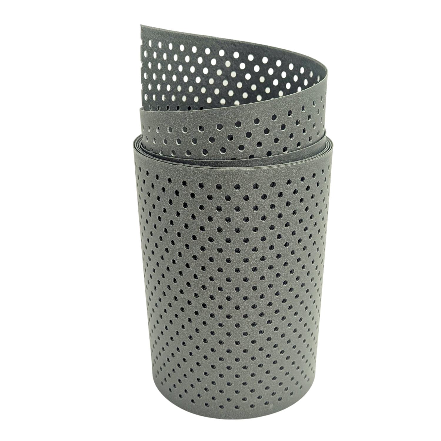 zaun|zu&reg; Sichtschutzstreifen Polyal ECO Gelocht 15 Prozent Streifen Salbei 2,55m - Bild 1