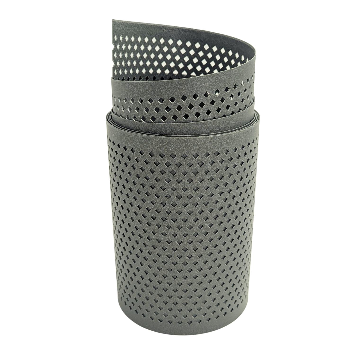 zaun|zu&reg; Sichtschutz Polyal ECO Gelocht DIAMANT Streifen Salbei  2,55m - Bild 1