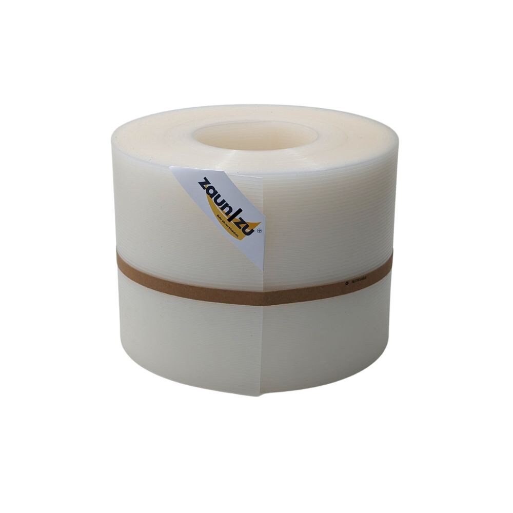 zaun|zu&reg; Sichtschutzstreifen Rille f&uuml;r Doppelstabmatten Zaunblende Milchglas-Optik, 35m - Bild 1