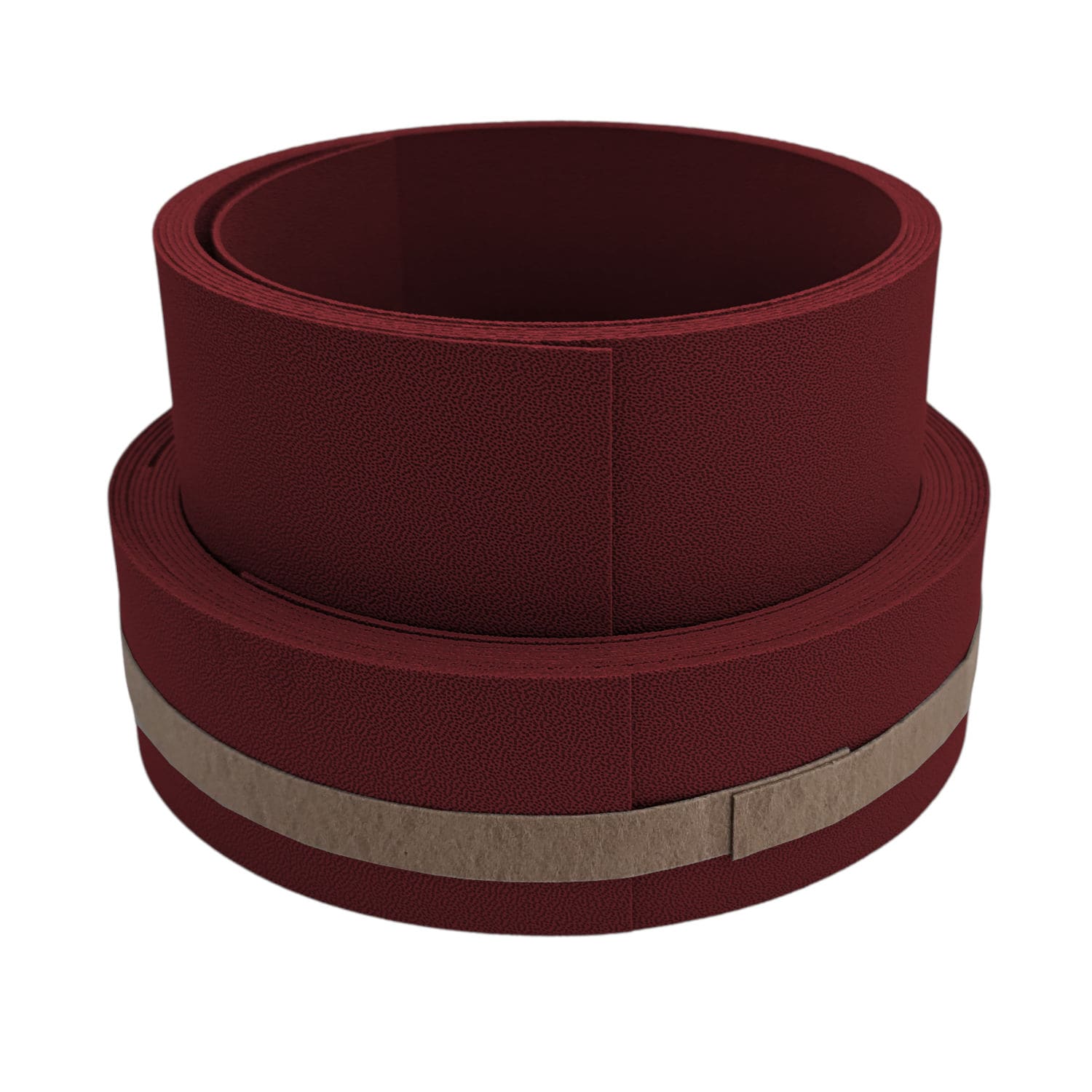 zaun|zu&reg; Sichtschutzstreifen Premium Akzentstreifen Set DUO Bordeauxrot 2,55m - Bild 1