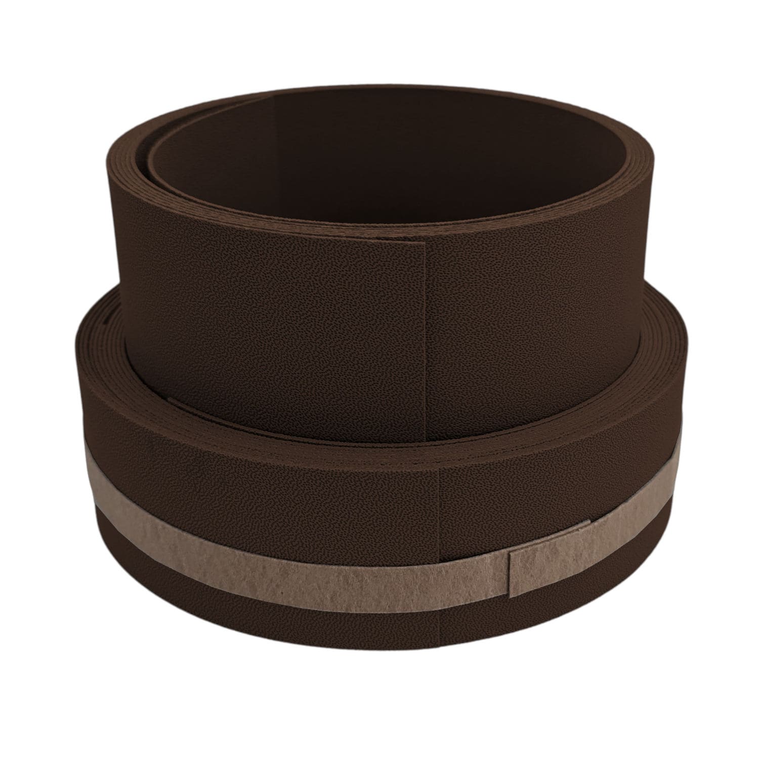 zaun|zu&reg; Sichtschutzstreifen Premium Akzentstreifen Set DUO Braun 2,55m - Bild 1