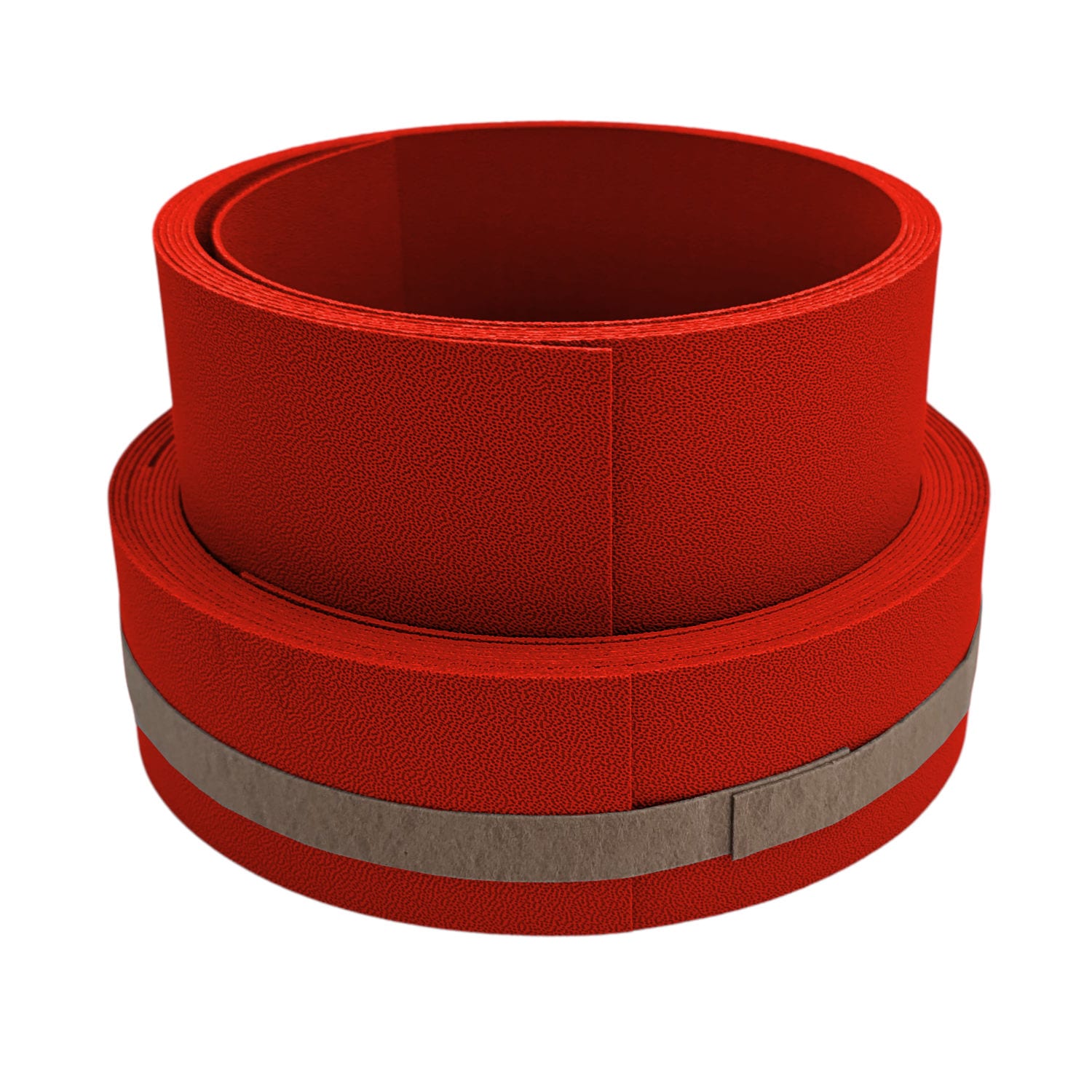 zaun|zu&reg; Sichtschutzstreifen Premium Akzentstreifen Set DUO Rot 2,55m - Bild 1