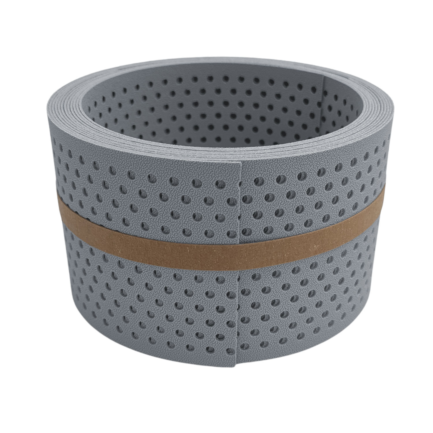 zaun|zu&reg; Sichtschutzstreifen Premium Halbe Set gelocht Einzelstreifen Fenstergrau 2,55m - Bild 1