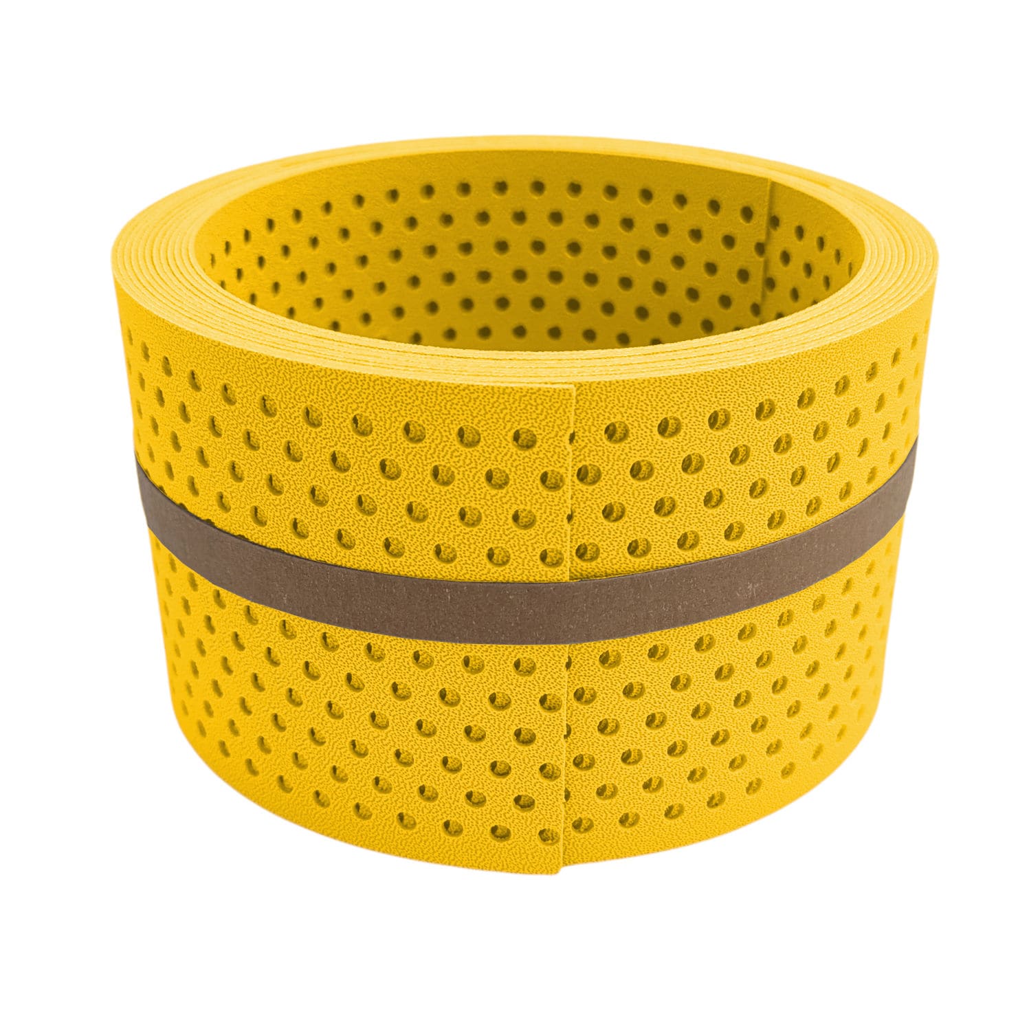 zaun|zu&reg; Sichtschutzstreifen Premium Halbe Set gelocht Einzelstreifen Gelb 2,55m - Bild 1