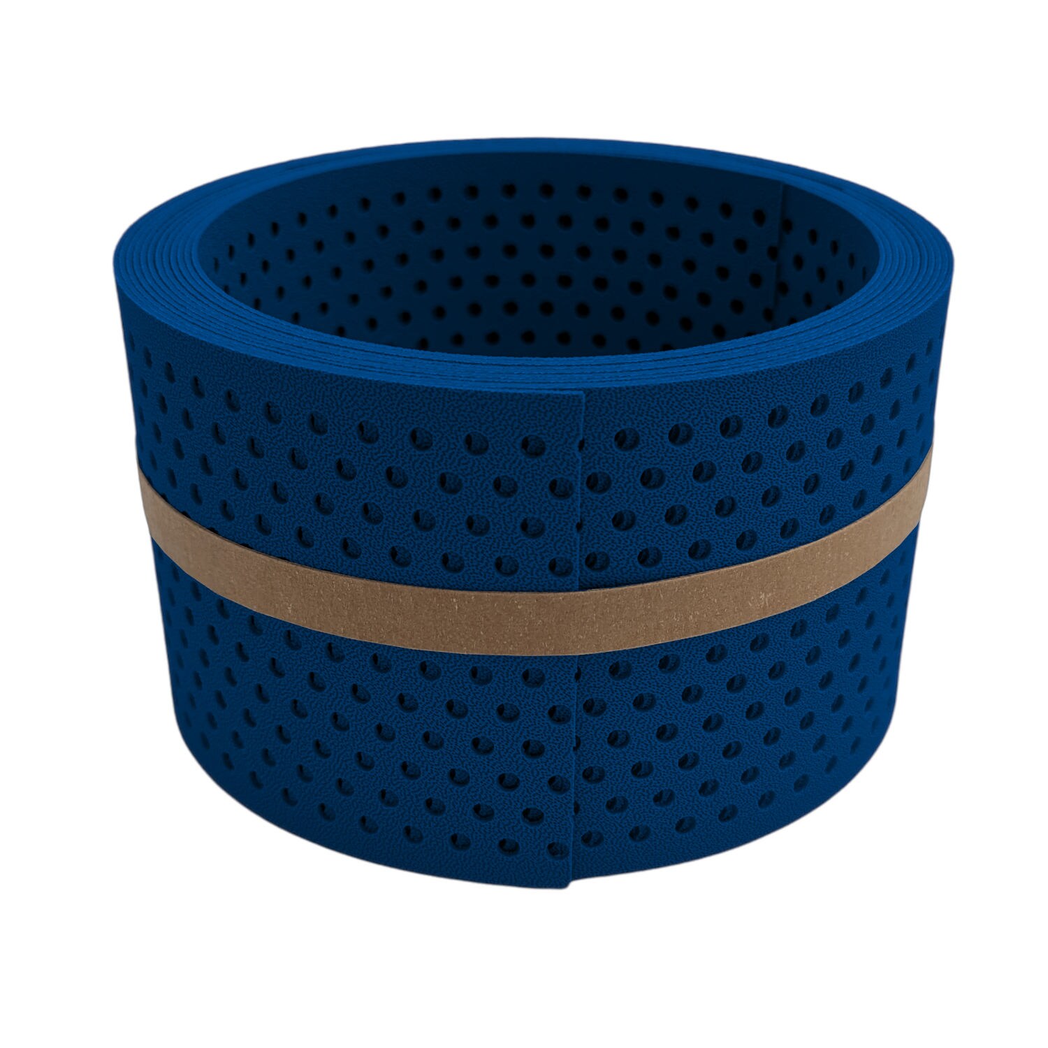 zaun|zu&reg; Sichtschutzstreifen Premium Halbe Set gelocht Einzelstreifen Enzianblau 2,55m - Bild 1