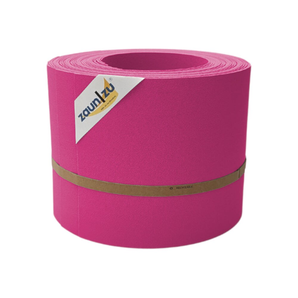 zaun zu® Sichtschutzstreifen PP Sichtschutzstreifen Doppelstabzaun Pink,10x 2,55m