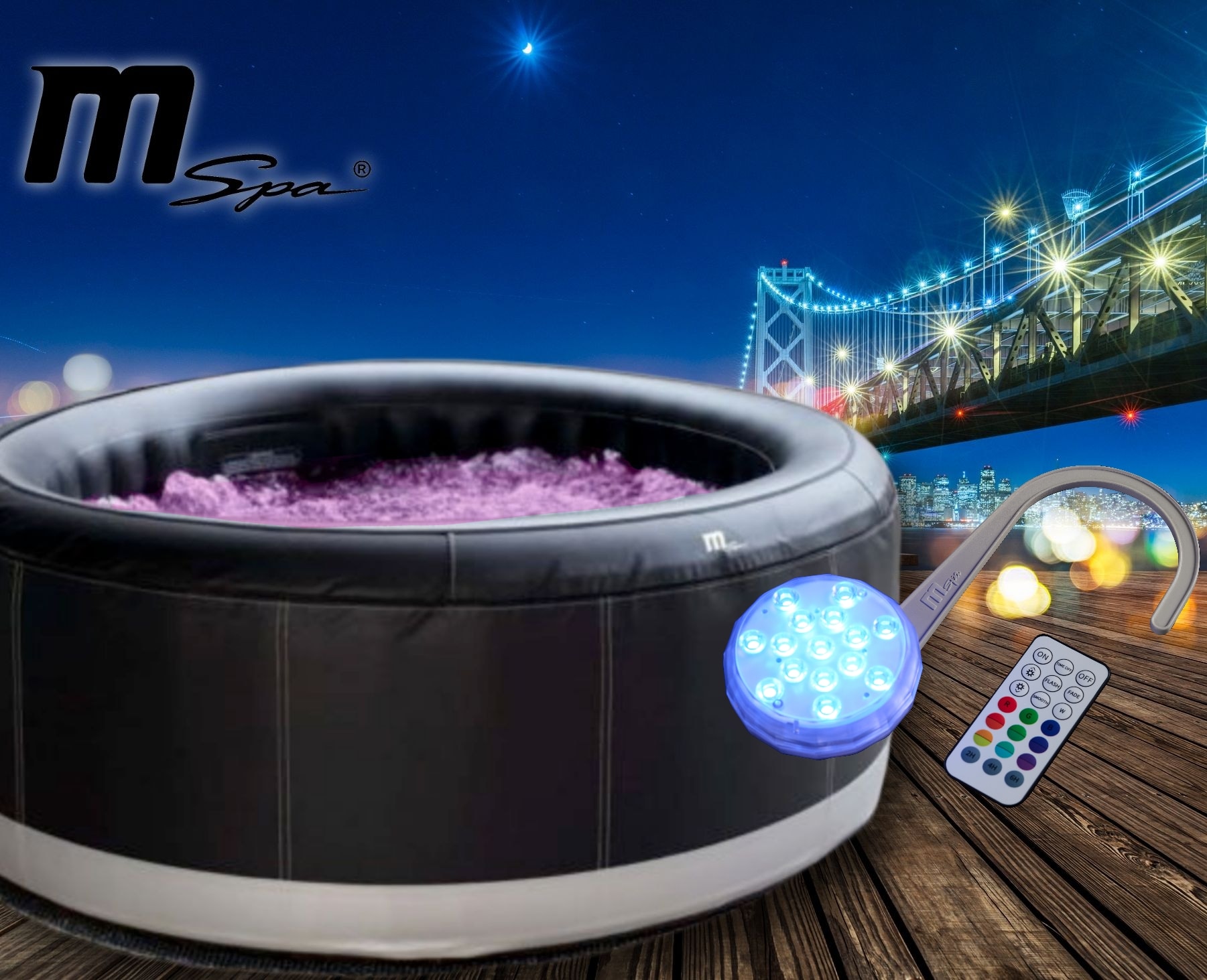 MSpa Whirlpool Premium CAMARO P-CA063 neustes Modell 2026 Outdoor Pool XXL 6 Personen inkl. UVC / 138 Luftd&uuml;sen inkl. LED - Bild 1