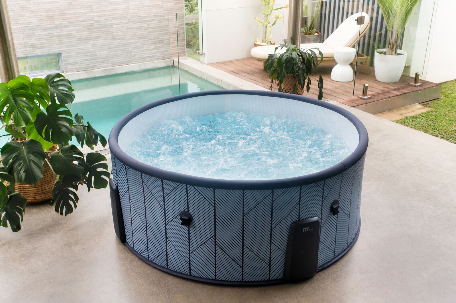 MSpa Whirlpool TIDAL ECO 2026 inkl. App + Hydromassaged&uuml;sen & 138 Luftd&uuml;sen - Bild 1