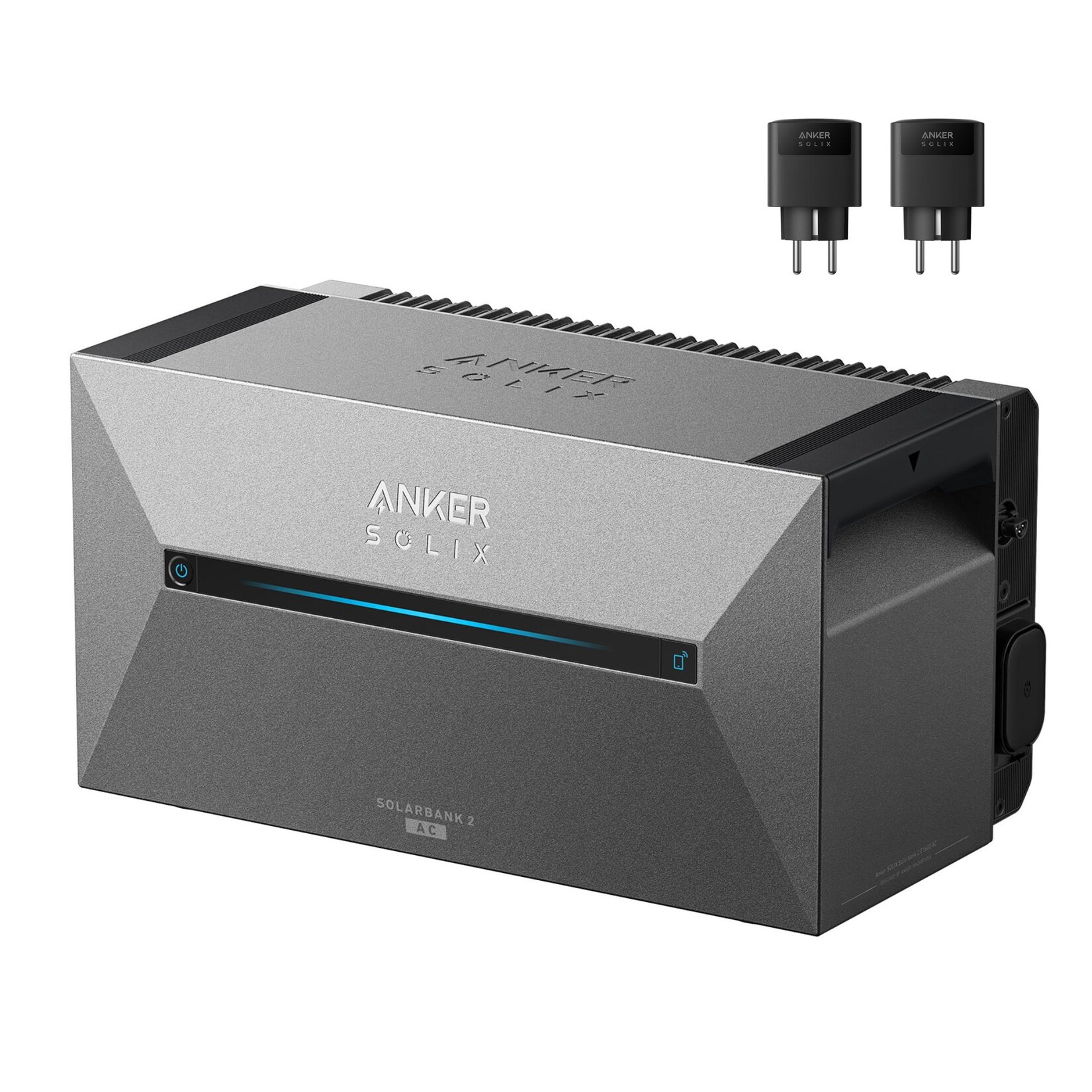 Anker SOLIX Solarbank 2 E1600 AC, Speicher für Balkonkraftwerk, 1,6kWh, mit Smart Plug | 08711474114347