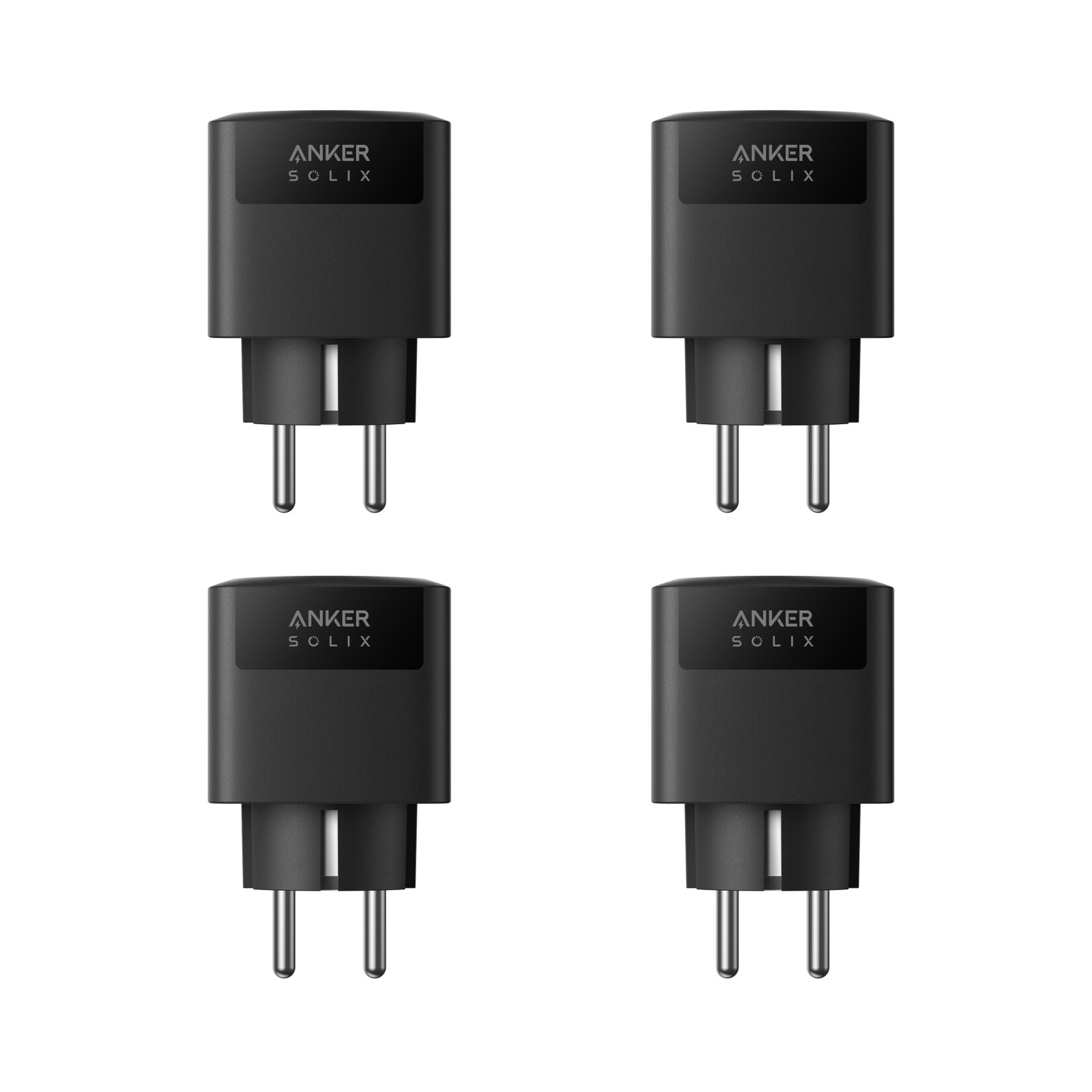 Anker SOLIX smart plug Gen 2 WLAN-Steckdose mit App-Steuerung für Solarbank – 4er Set