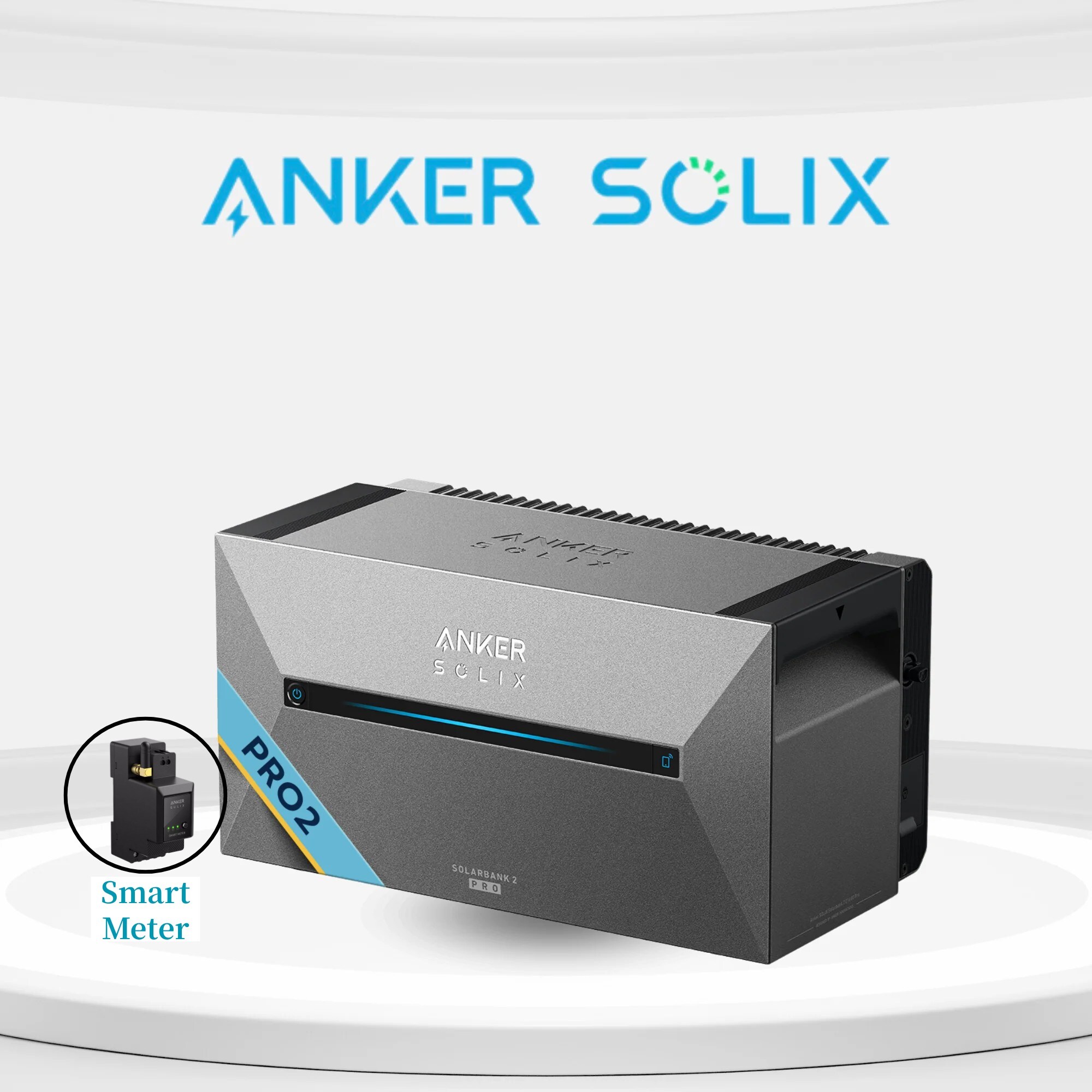 Anker SOLIX Solarbank 2 E1600 pro, Speicher f&uuml;r Balkonkraftwerk, 1,6kWh, mit Smart Meter - Bild 1