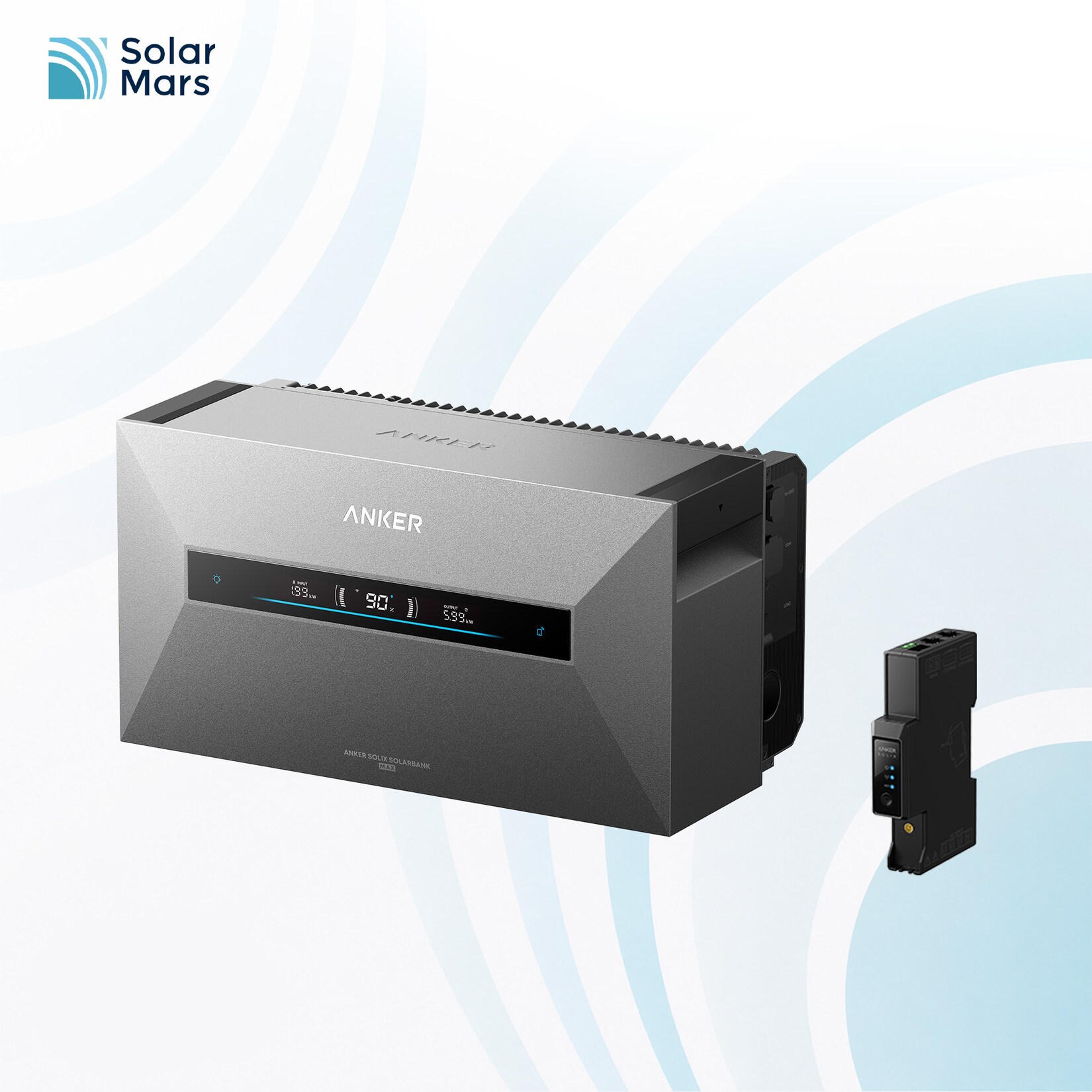 SOLIX Solarbank Max 7 kWh Stromspeicher für Balkonkraftwerk, 10 kW PV-Eingangsleistung,mit 1x Smart Meter Gen2
