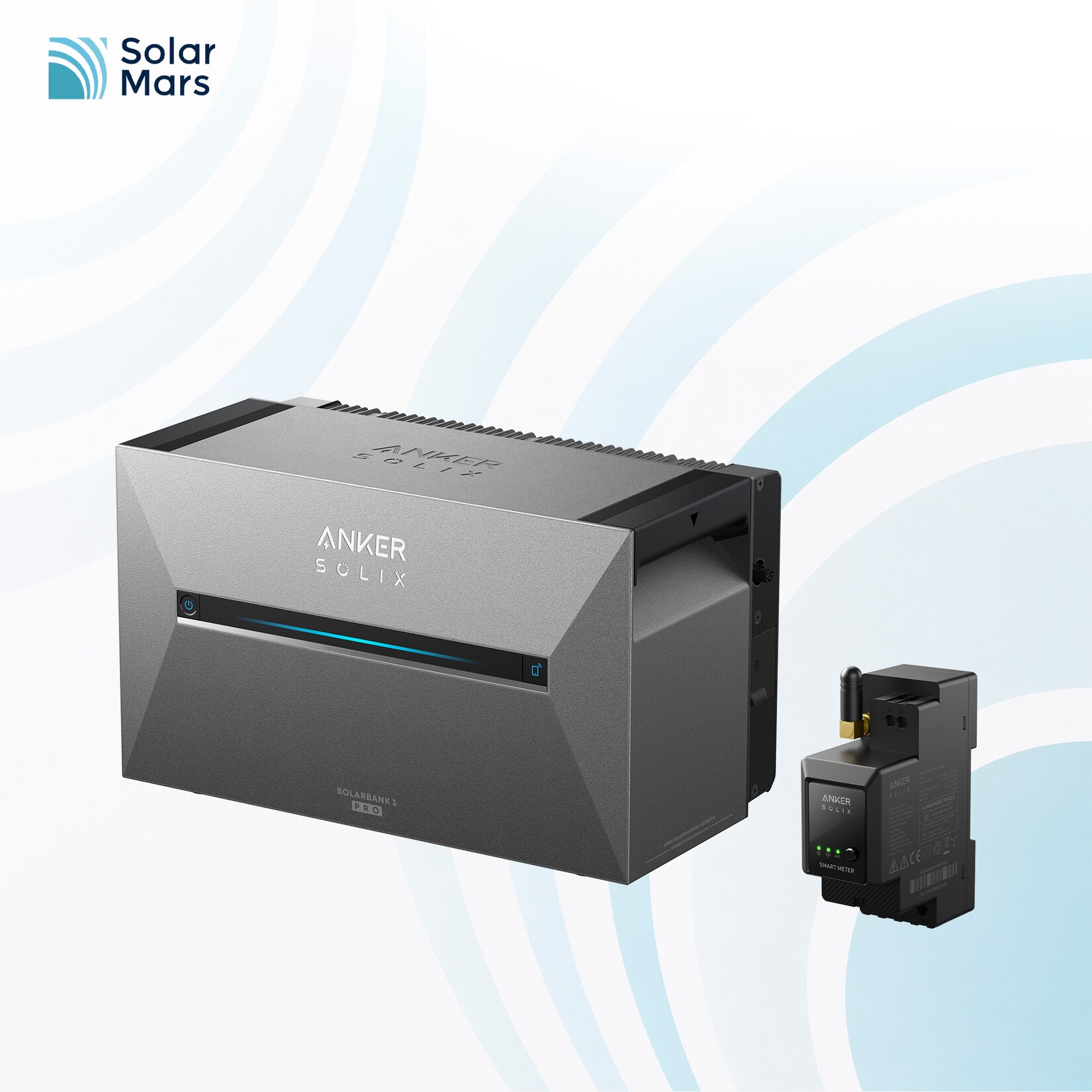 SOLIX Solarbank 3 E2700 Pro Speicher für Balkonkraftwerk,2.68kWh,mit 1x Smart Meter