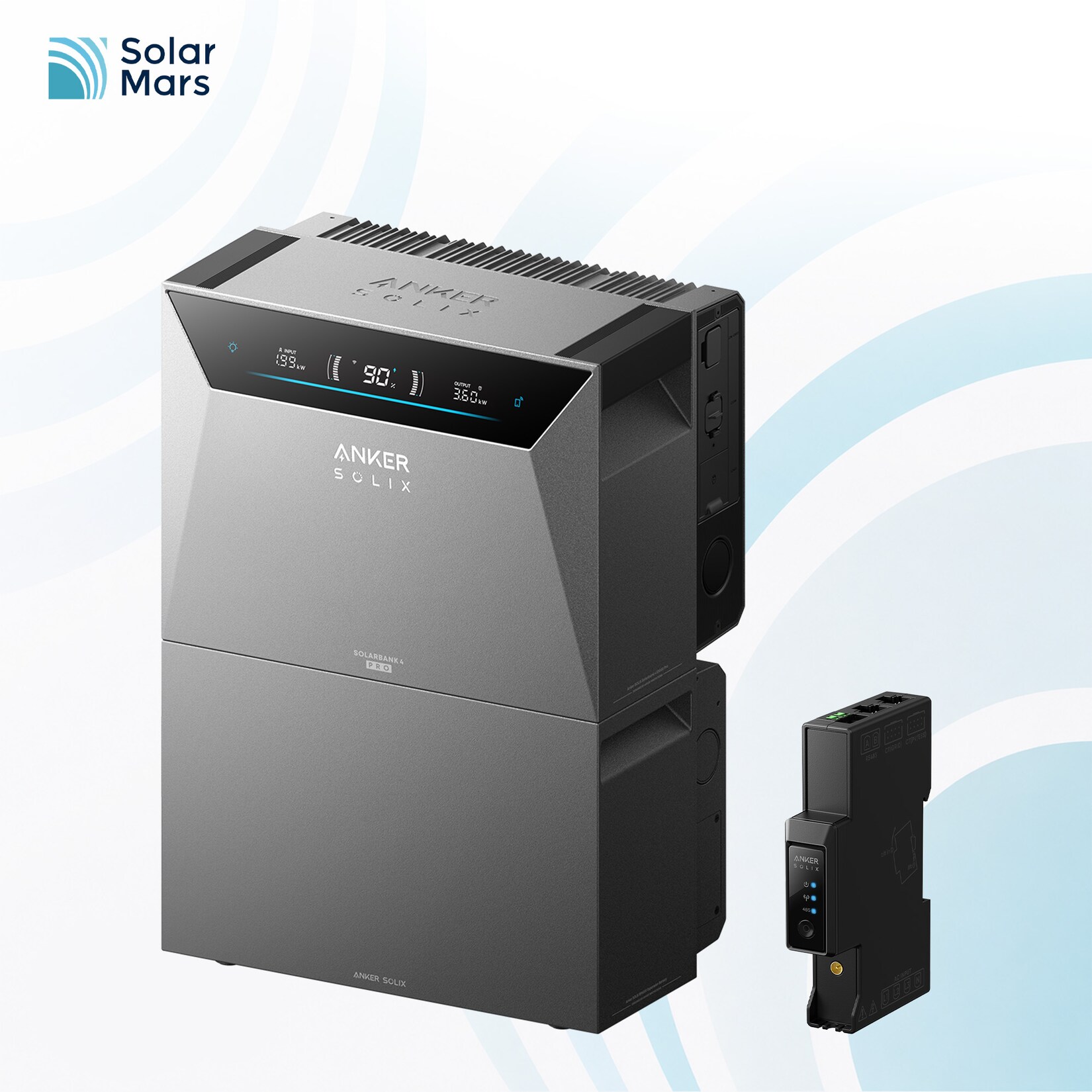 SOLIX Solarbank 4 E5000 Pro mit 1x BP5000 Erweiterungsbatterien und Smart Meter Gen 2