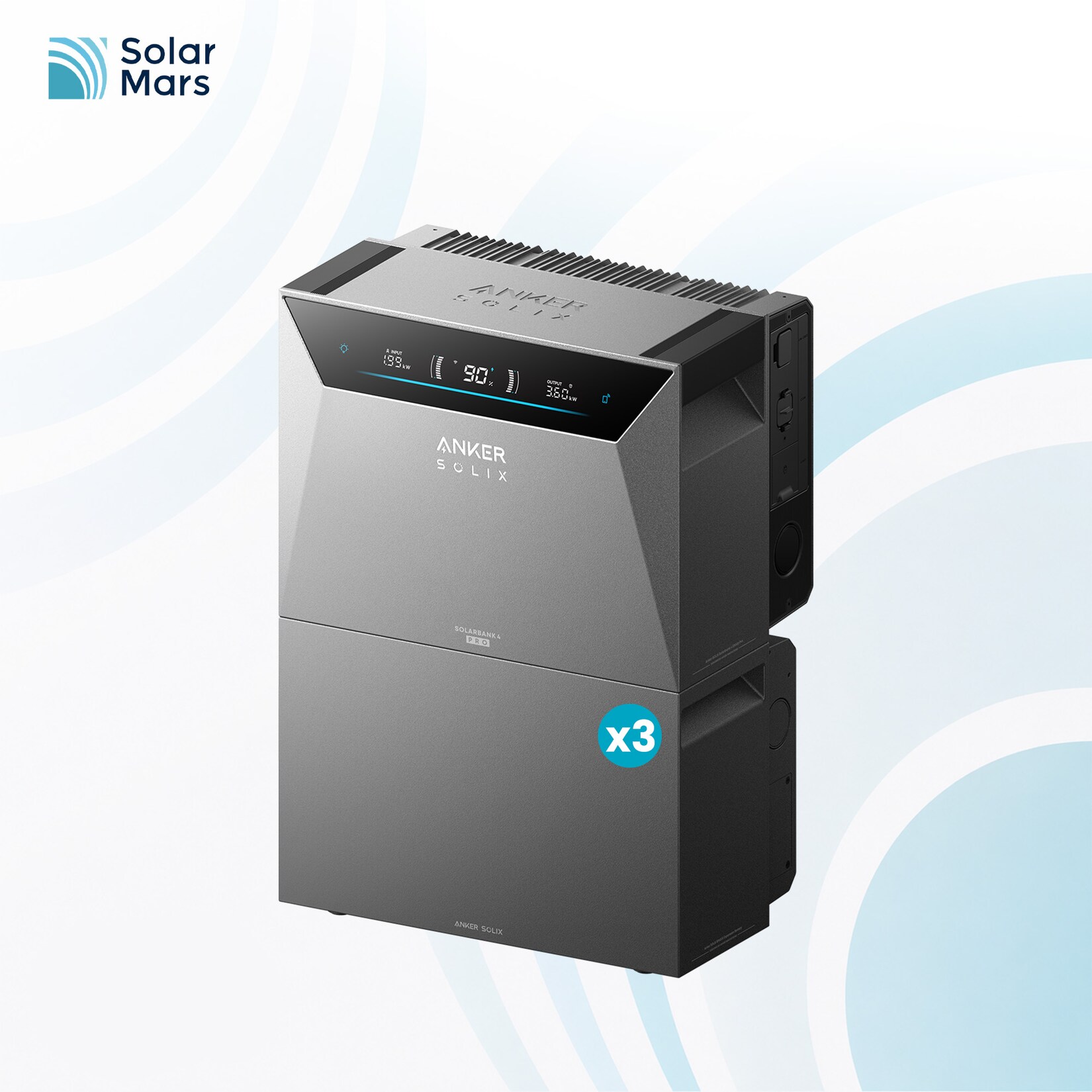 SOLIX Solarbank 4 E5000 Pro mit 3x BP5000 Erweiterungsbatterien
