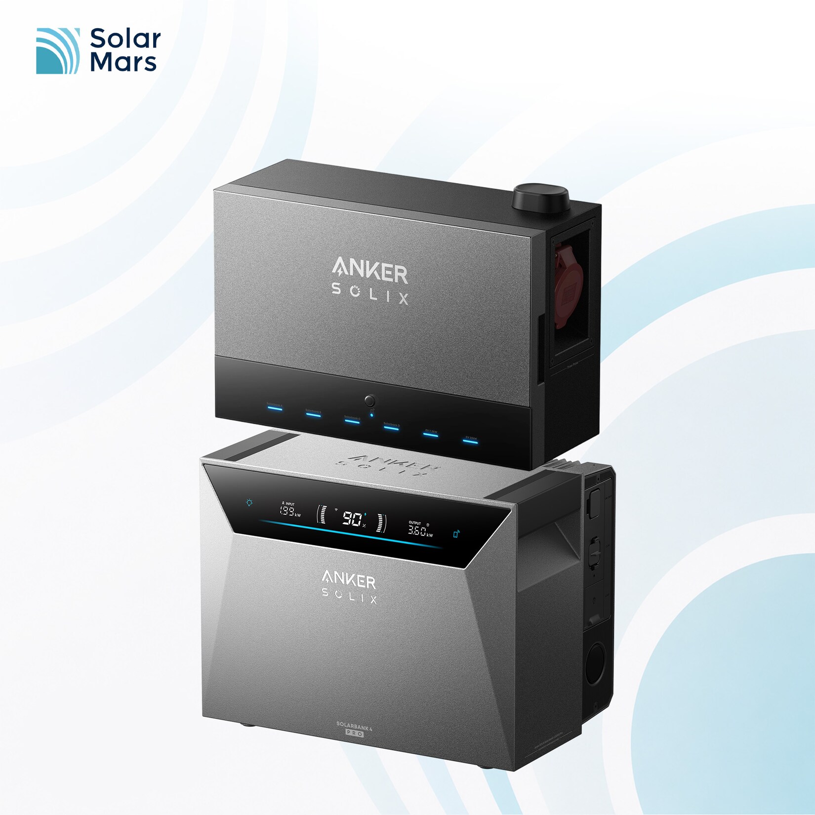 SOLIX Power Dock mit Anker SOLIX Solarbank 4 E5000 Pro
