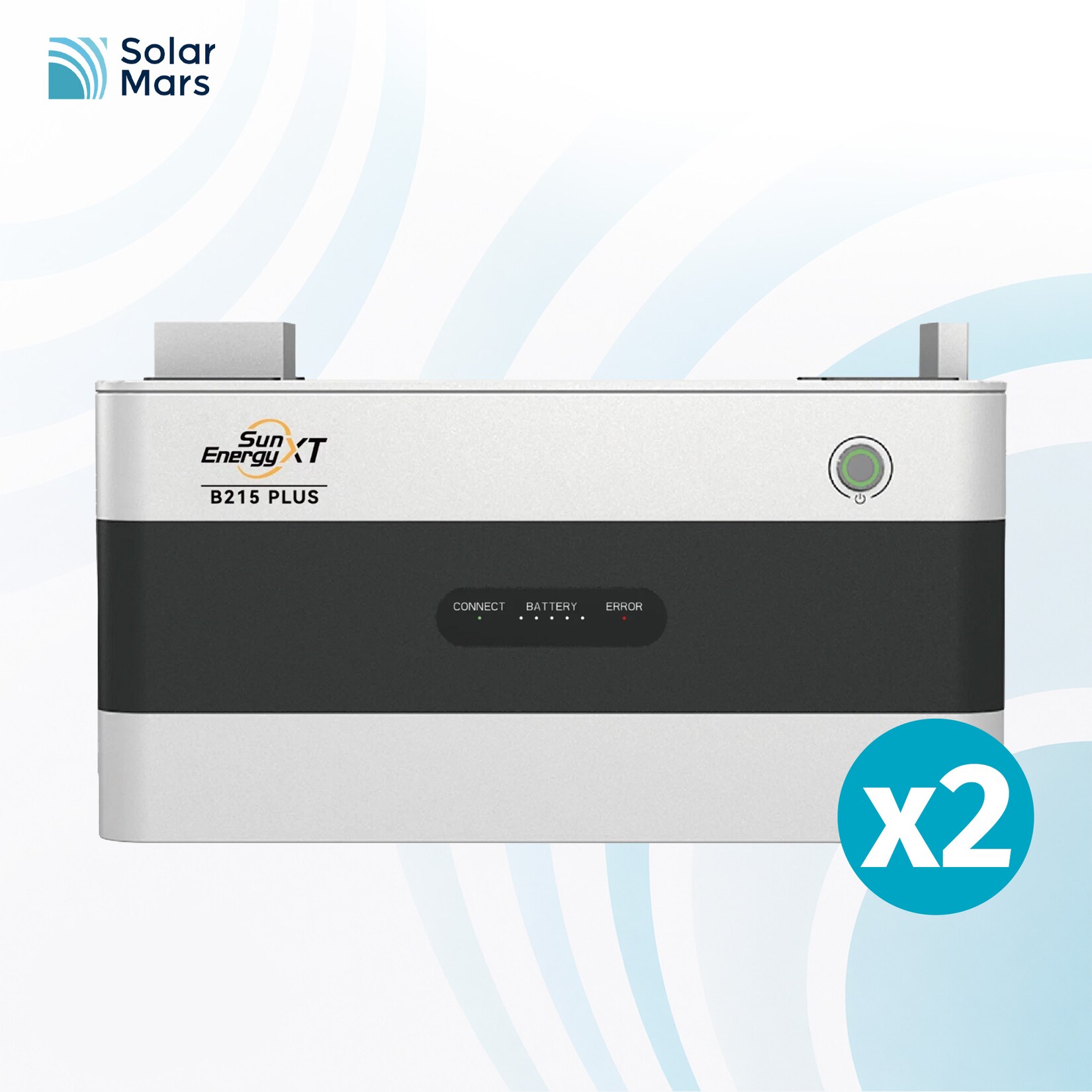 SunEnergyXT B215 Plus 2er-Set Erweiterungsakkus 2×2150Wh Solarspeicher – 4,3 kWh Gesamtkapazität