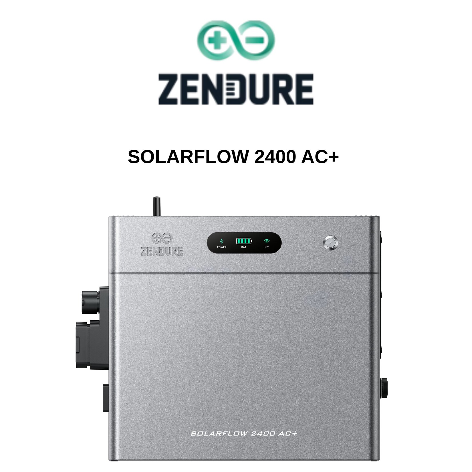 Zendure SolarFlow 2400 AC+,Speicher für Balkonkraftwerk,2,4 kWh | 08711474504018