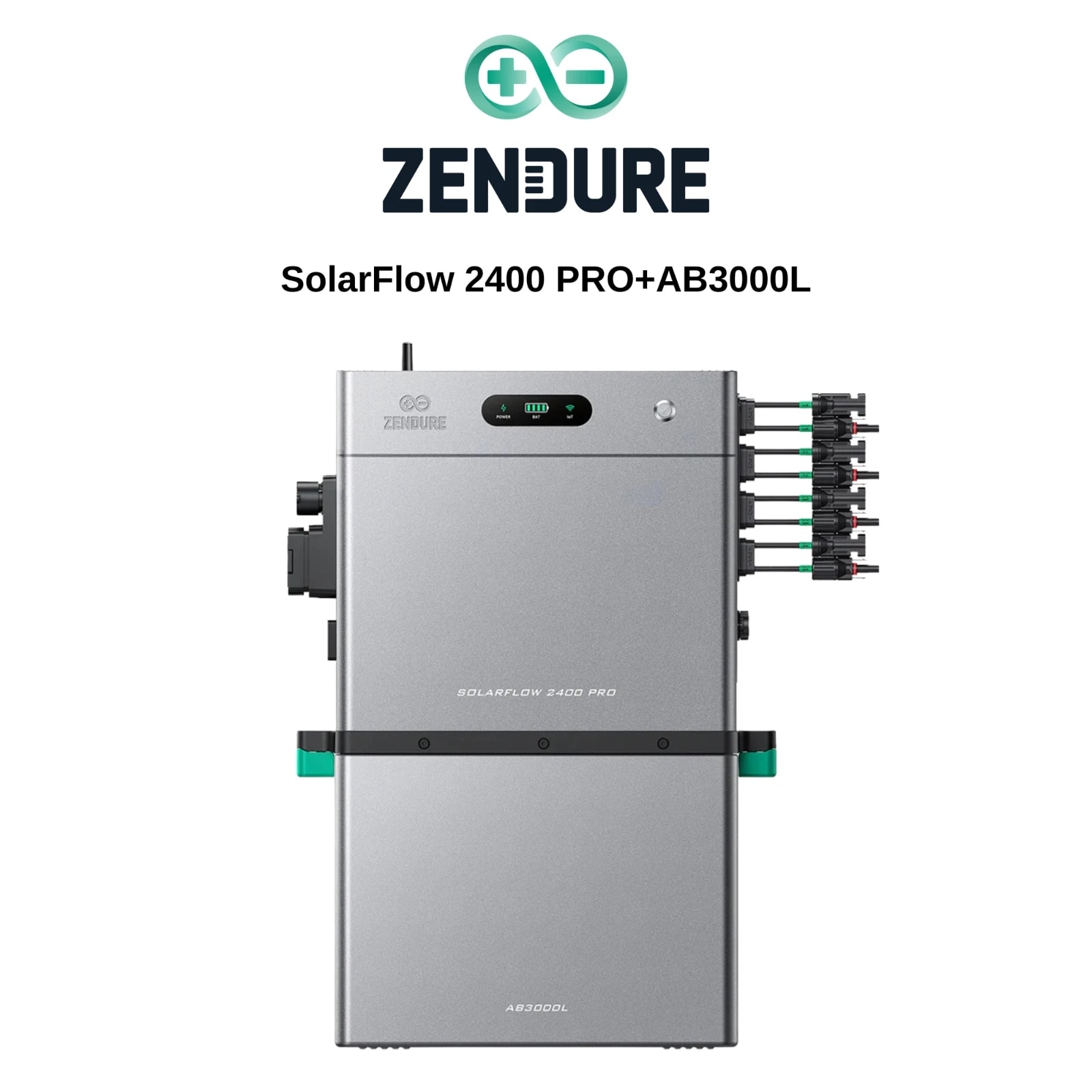 Zendure SolarFlow 2400 PRO mit Zendure SolarFlow AB3000L Erweiterungsakku, 5,28kwh - Bild 1