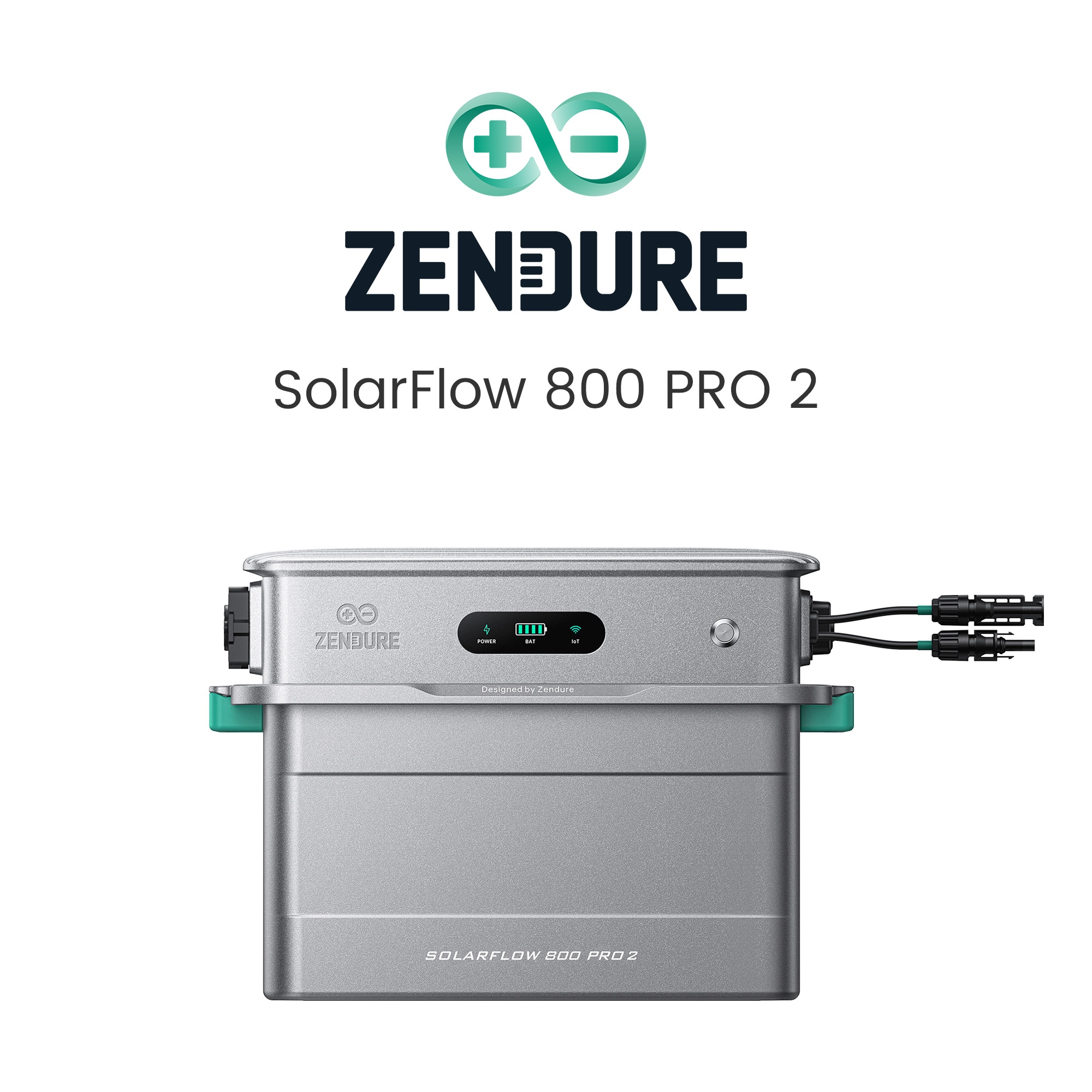 Zendure Solarflow 800 Pro 2, Solarspeicher 1,92kWh f&uuml;r Balkonkraftwerk 0% MwSt - Bild 1