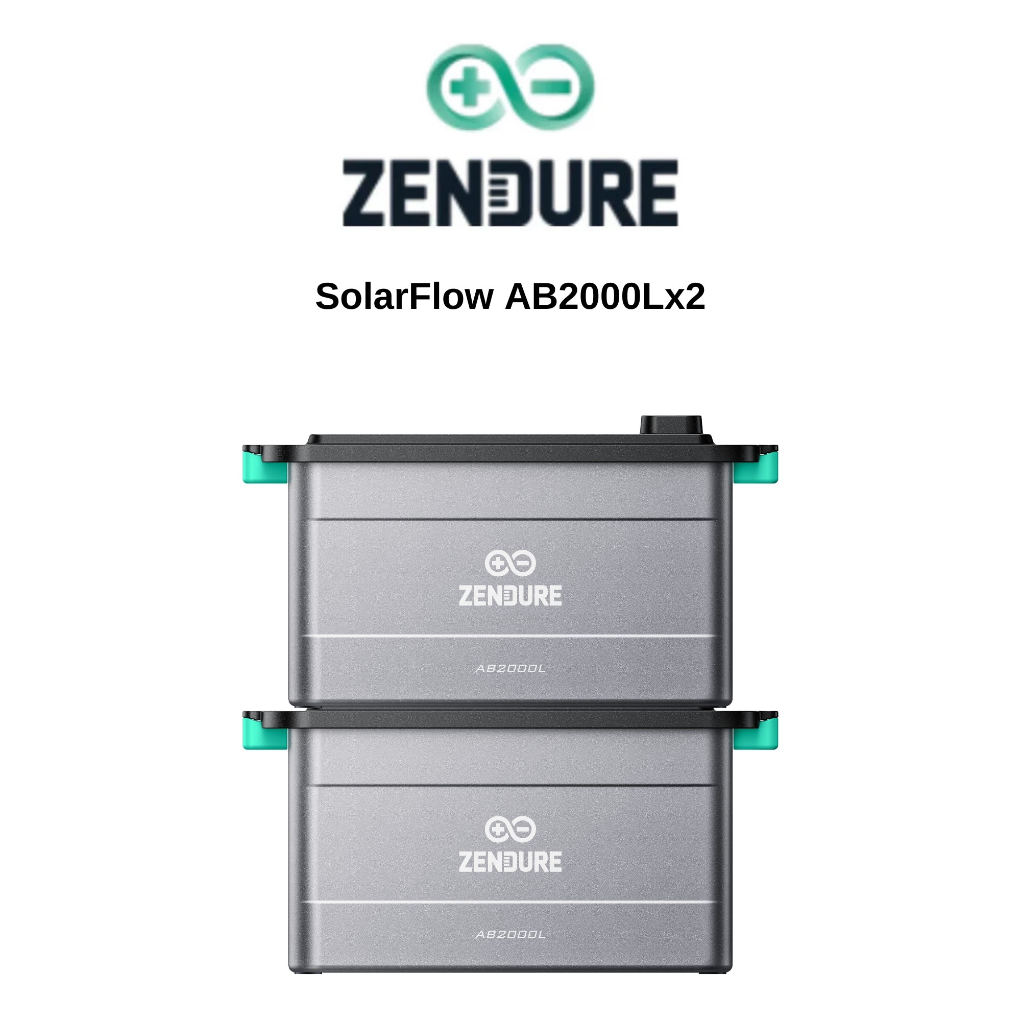 Zendure SolarFlow AB2000L x2, 3,84kWh Akkus Speicher f&uuml;r Balkonkraftwerk - Bild 1