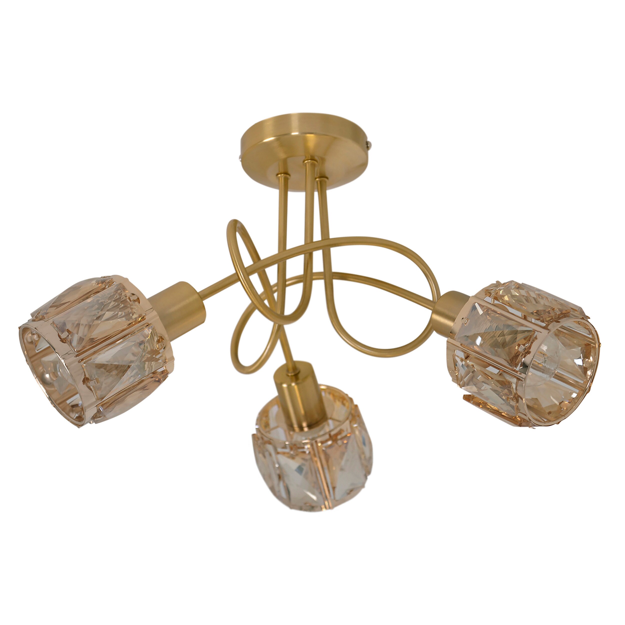 N&auml;ve 3er LED Deckenleuchte "JOSEFA" &Oslash;: 38cm gold - Bild 1